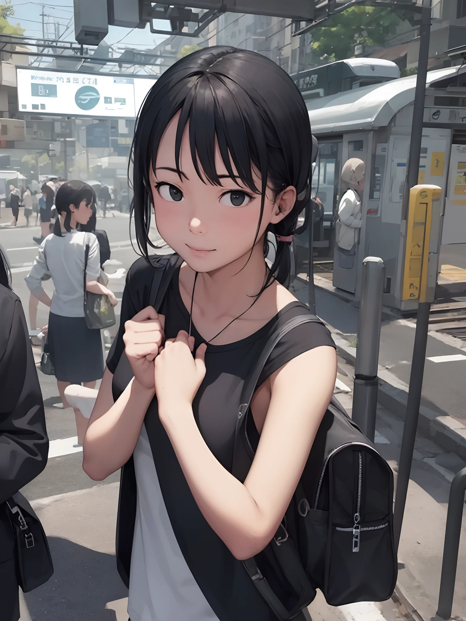 station、Train、subway、station、Accurate portrait drawing、Accurate model