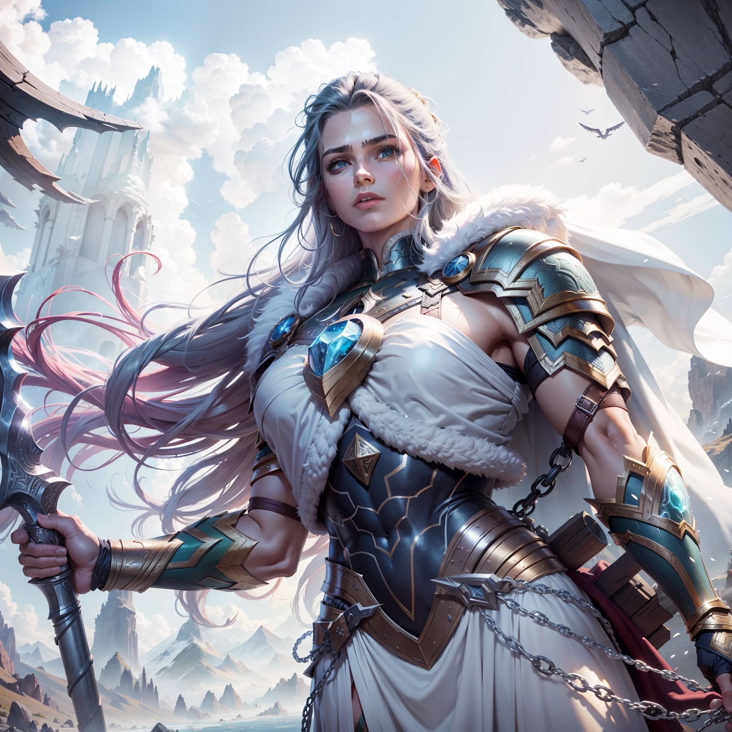 Asgard,veneno, Senhora Cavaleiro,Anatomia correta,epic fantasy digital art,tmasterpiece,8k,high-definition resolution,desenho detalhado,Qulidade Superior,, Epic composition,