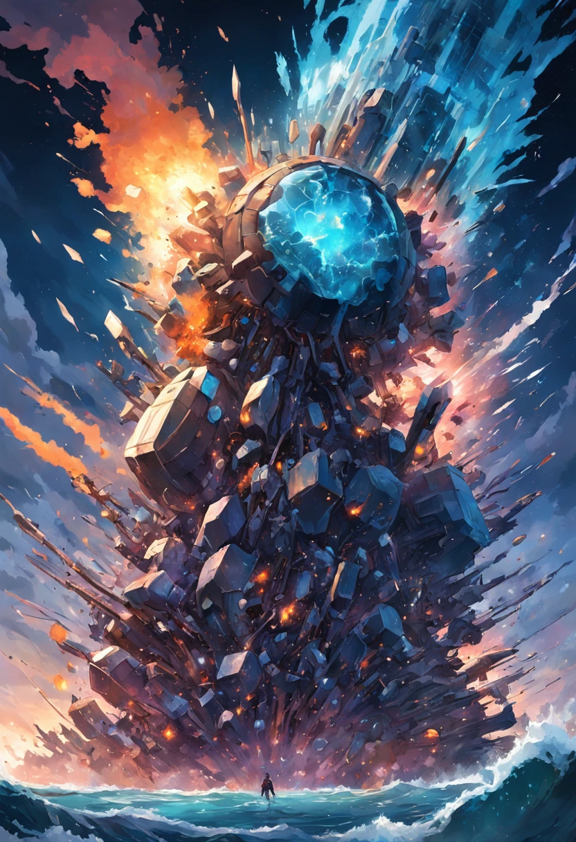destroy，fragmented，Crystals explode，New fly，Oil-based robots，rusted，Everything explodes，OK，Nothing，junk，The ocean is full of it，destroy，Nuclear wastewater，Everything will return to calm，Neutron star spray concurrently