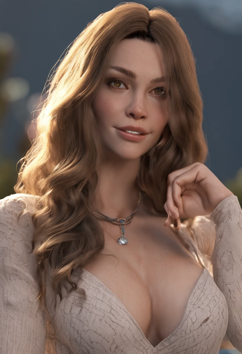 Best quality, masterpiece, ultra high res, Photorealistic depiction of an ideal face and full body, (Mediterranean happy face: 1.2), Very Sexy, (Sud Italy face: 1.2), detailed face, symmetrical facial features, radiant complexion, expressive eyes, perfect eyes, highly detailed skin, detailed eyes, (perfect blue eyes: 1.2), perfect lips, (makeup lipstick:0,1), intricate detail, long hair, (curly hair:1.1), (straight hair:1,1), (blond hair:1,1), hair, (oily hair:0, 8), full body, well proportioned physique, muscular definition, fitness body, (large breasts: 1,3), low light, sexy clothing masterpiece, 8K, very beautiful girl, (translucent bikini), translucent bikini top and panties, centered, full_body, wavy_hair, very_long_hair, elegant makeup, lipstick, blushing, beautiful smile, seductive eyes, looking to audiences, gold necklace, cleavage, perfect anatomy, sexy body, large breasts, erected nippels, narrow waist, bare navel, bare abdomen, golden waist thin chain, big cameltoe, wide_hips, thick-thighs, long legs, perfect anatomy, laying on the back, opened legs, opened thighs, near the river, sunset, horizon, flowers, hands_up, hands behind, perfect big ass booty, attractive posing style, attractive character, (intriguing pose ) graceful posture, natural skin tones, realistic light and shadow, detailed textures, high resolution, photographic accuracy, 8k uhd, dslr, soft lighting, intricate detail, best quality, film grain, fujifilm XT3, analog style, instagram, tik tok, (feminine style: 1.2), (in club:1.1), LuxuriousWheelsCostume, 1girl, Italian Girl, long brown hair, brown eyes, detailed eyes and face, perfect anatomy. perfect fingers. Nude, dynamic lighting, Outdoors
Negative prompt: mutated anatomy. extra hands. extra legs. twist fingers. watermark, ng_deepnegative_v1_75t, badhandv4, (worst quality, low qualitY, normal quality), lowers, (3d, render, cgi, doll, painting, fake, cartoon, 3d modeling:1.4), (worst quality, low quality:1.4), monochrome, child, deformed,