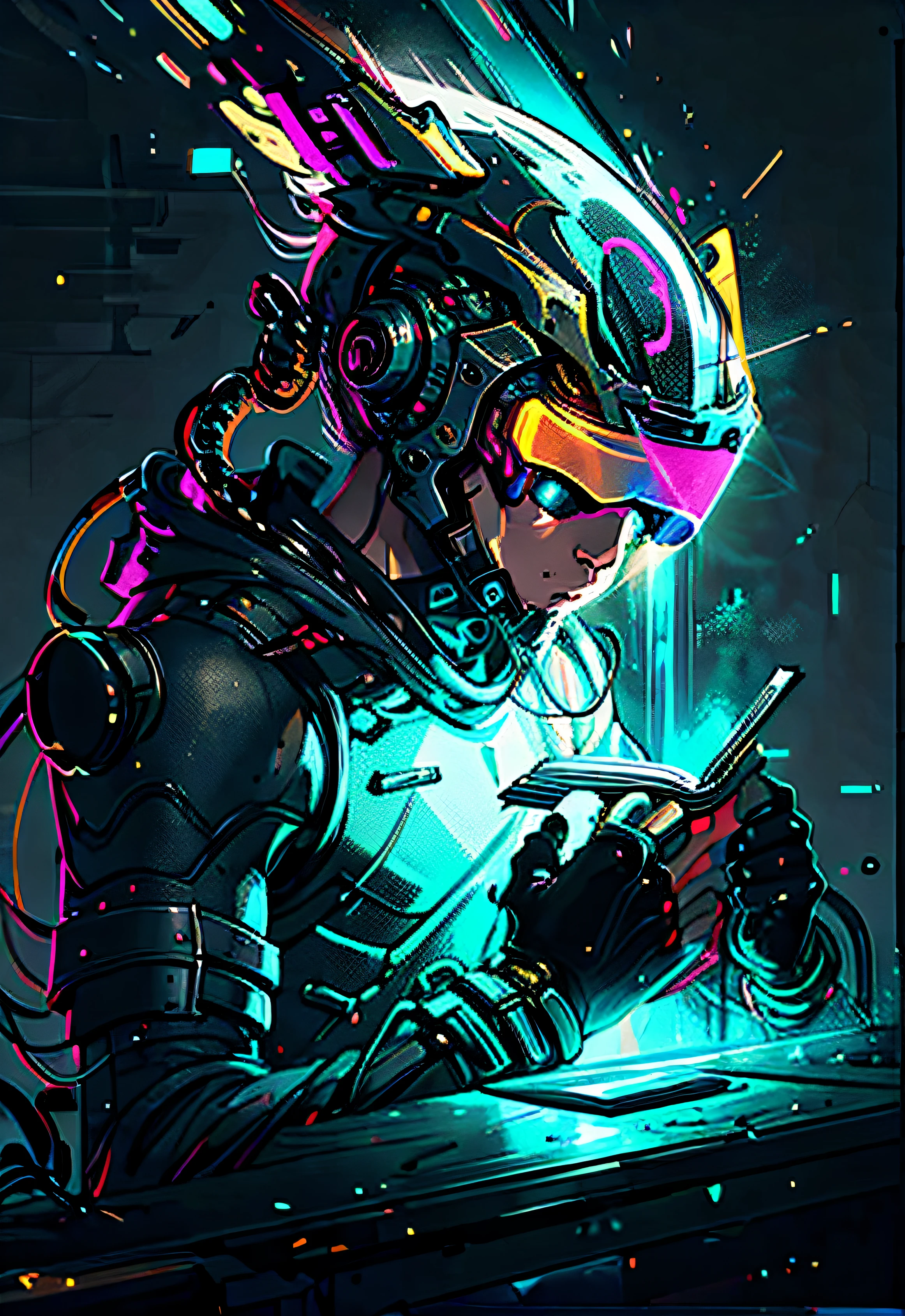 (Book cover) (masterpiece), (highest quality), (official art, highly detailed CG Unity 8k wallpaper), (very detailed), create the cover of the novel "Quantum Trader". Consider the following key concepts: day trading, desire, temperance, quantum mechanics, domination, self-loss. The cover page should include elements that visually represent these concepts. Be creative in your choice of coloring and imagery to emphasize the theme of the story. Also include the title "Quantum Trader" on the cover.