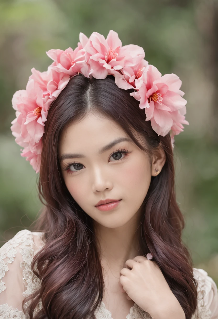 seorang gadis jepang, cantik sekali, telanjang, membuka lebar paha, payudara pink ukuran sedang, kulit putih, rambut hitam kemerahan
