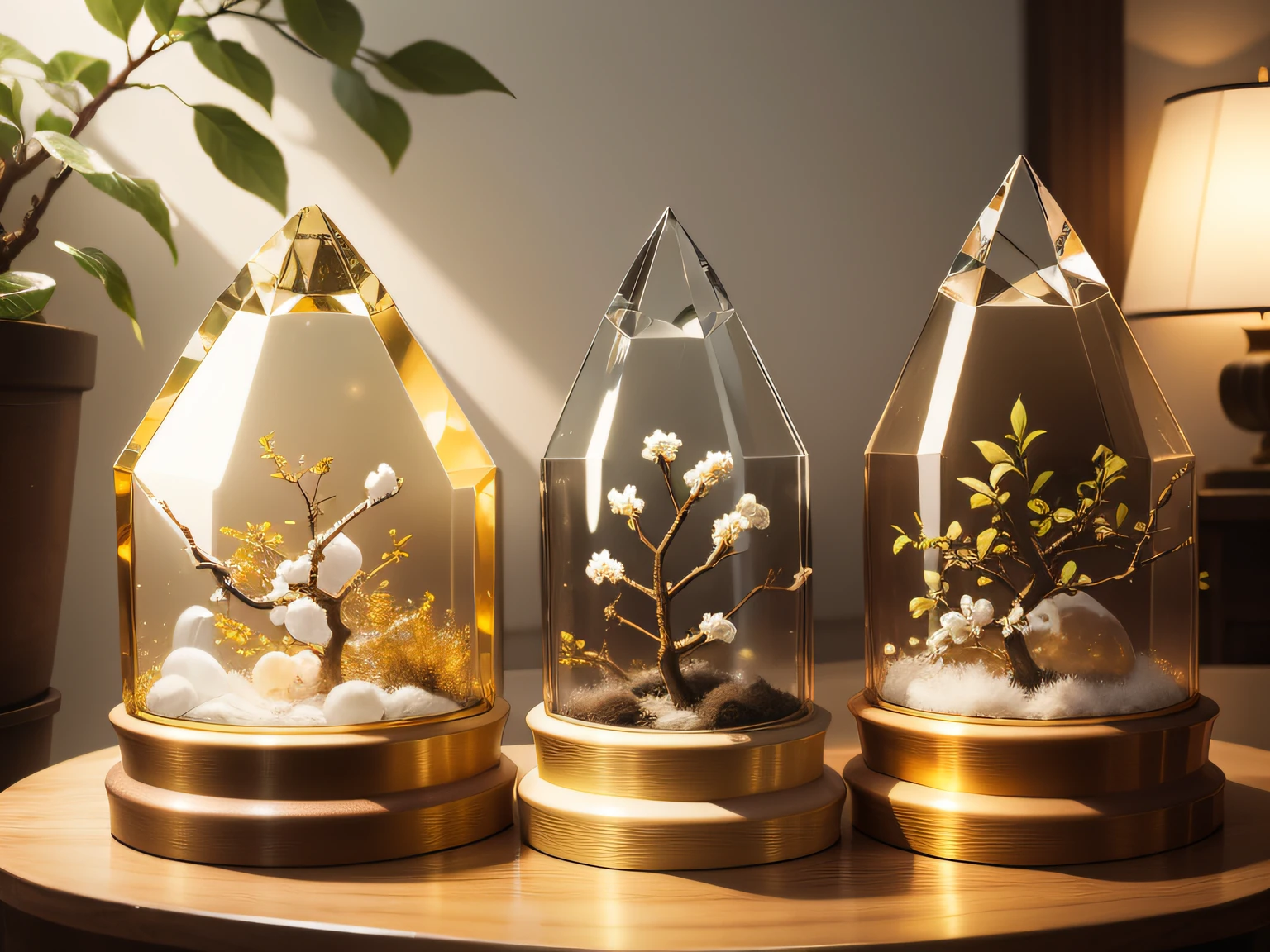 mont,fruit trees。crystal,gold,White ape