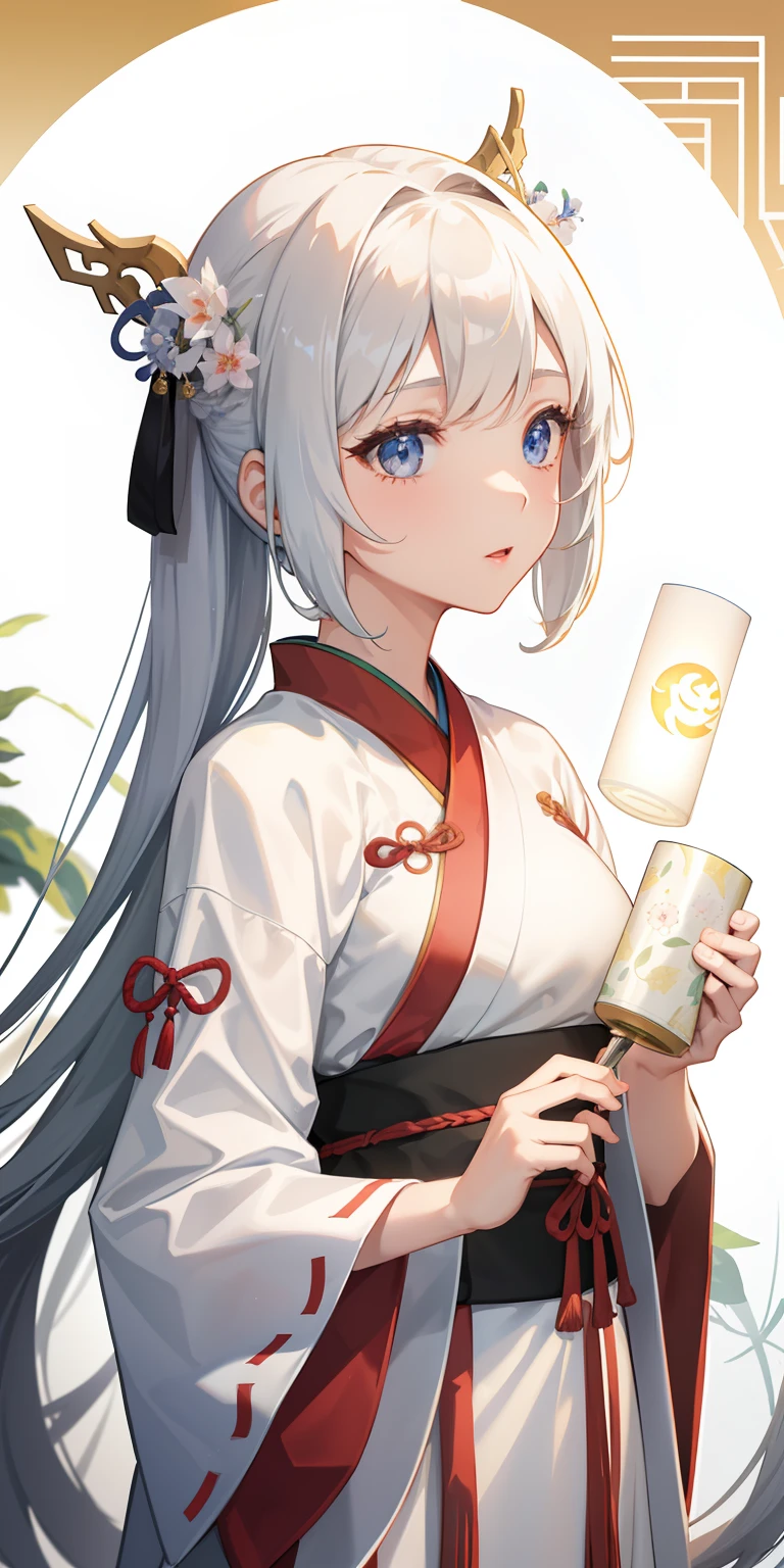 1girl, (hanfu), glowing, sidelighting, wallpaper,