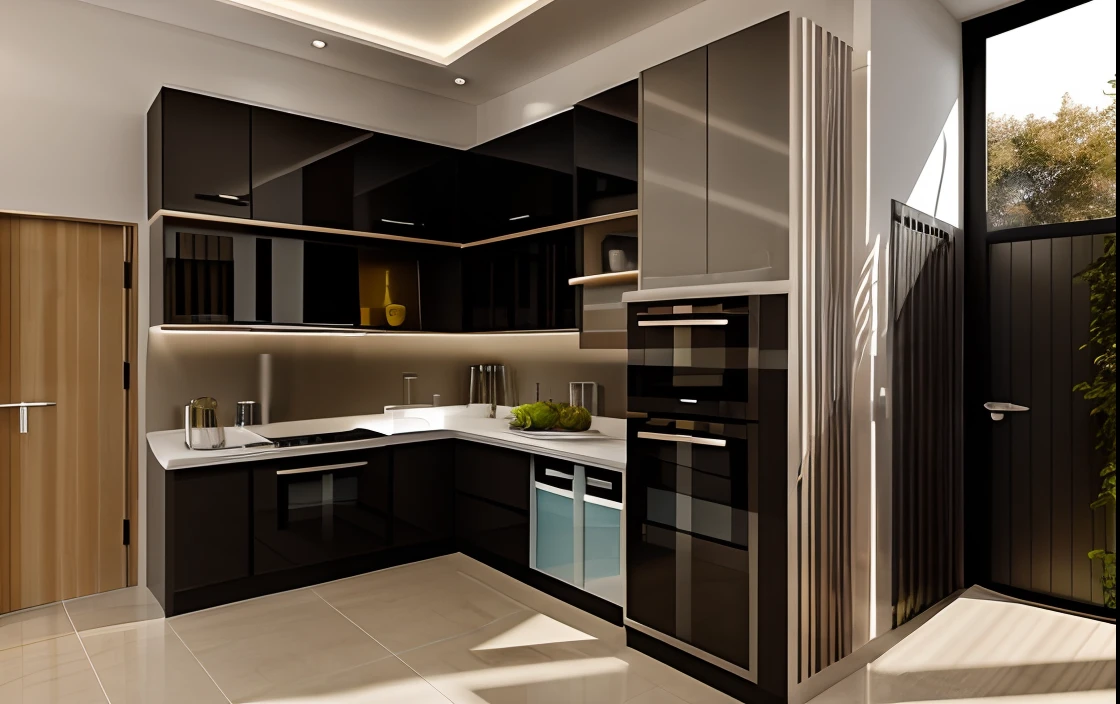 Interior design, kitchen, MORDEN, minimalist