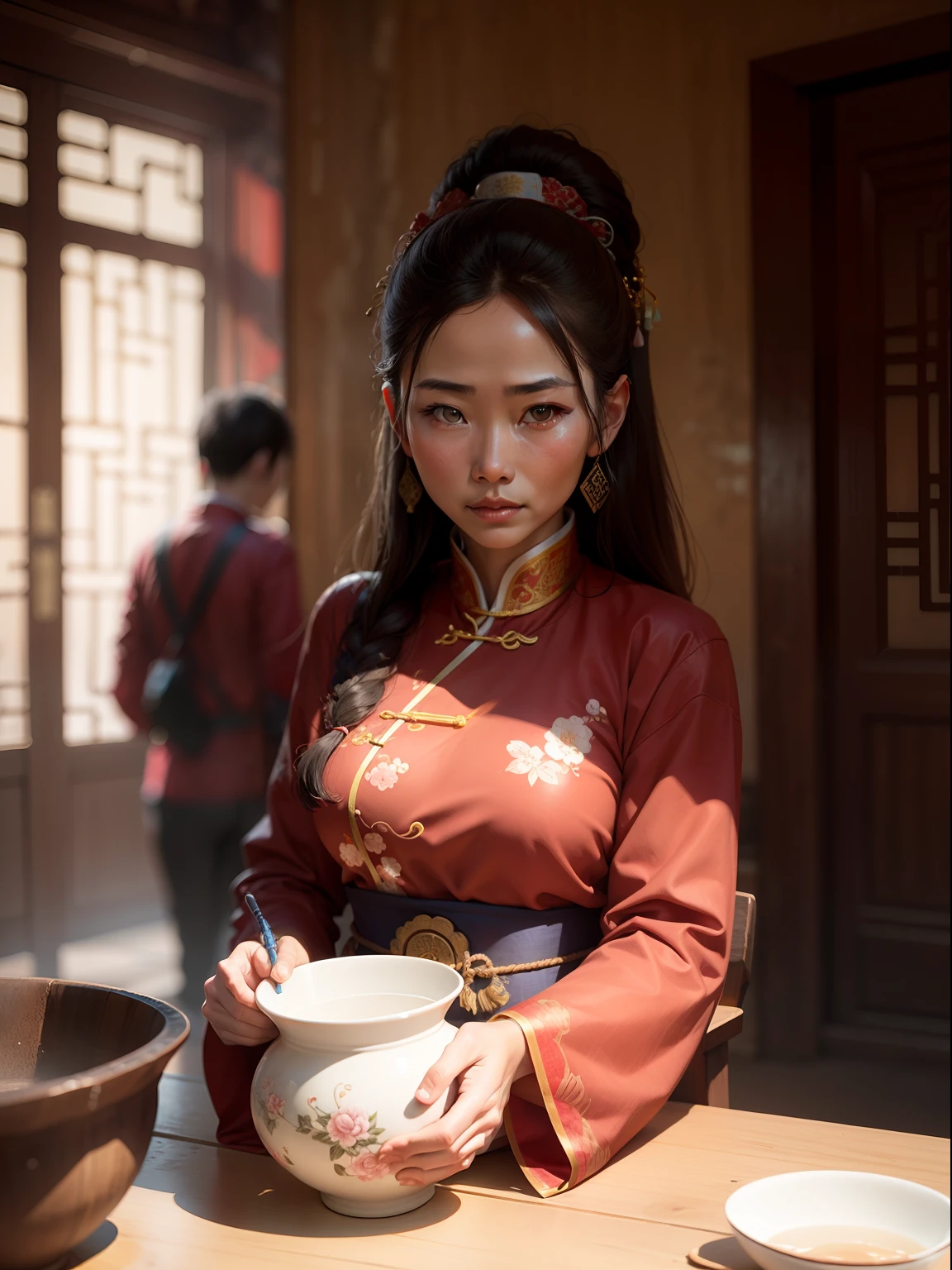 woman, China, ancient, traditional