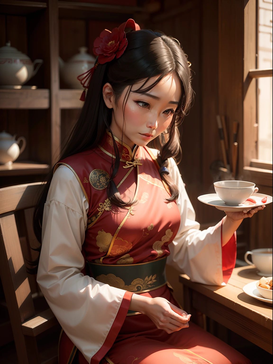 woman, China, ancient, traditional