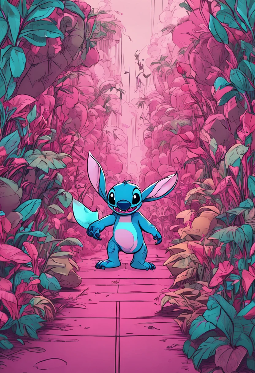 pink Stitch character
