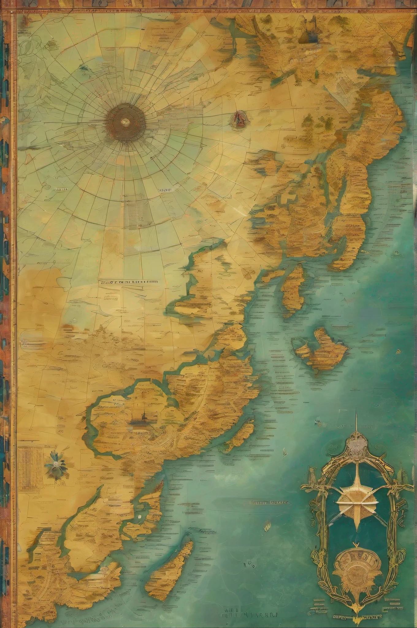 Transform a map based on a satellite map of the Earth