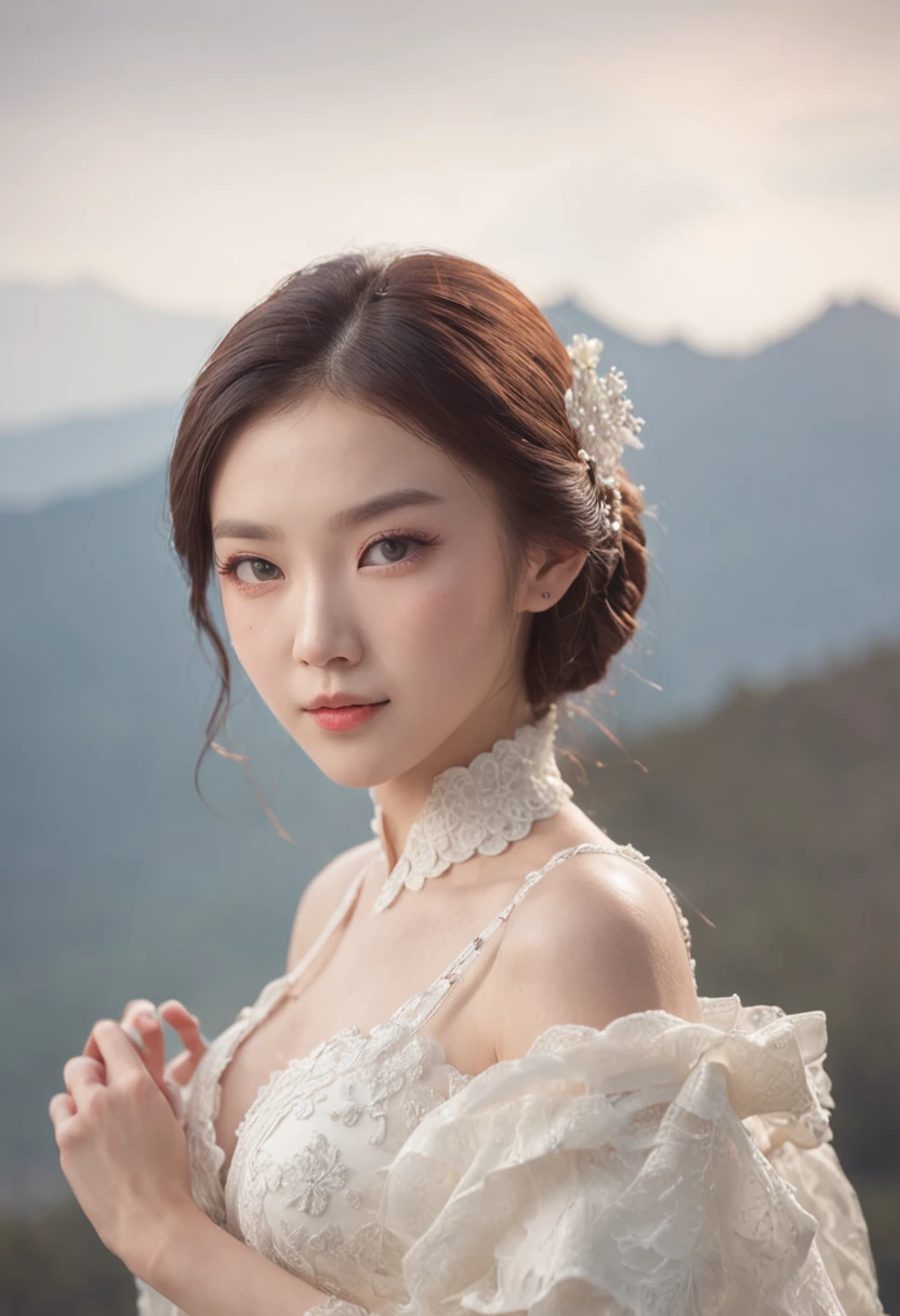 1girll,full bodyesbian,Lace bra,denim pant,grinning smile,exteriors,outside, Old castle,Chinese ancient city,the street,(Short stature 1.5, ), (((Looming pubic hair))), Upper row teeth, (Very lip gloss.), Many eyelashes, Cute eyes, HighestQuali, Wide light, natural color, (Rainbow hair), (Perfect body 1.3), (Small breasts 1.3), (Round face 1.5), choker necklace, earring, ring, high resolution, (Realisticity:1.4), Original photo,, pony tails, Cinematic lighting,8K,RAW photo,Best quality,Masterpiece,(Realistic,photo-realistic:1.4),Extremely delicate and beautiful girl}, 8K wallpaper, Best quality, Masterpiece,Best quality,offcial art,Undress panties pull