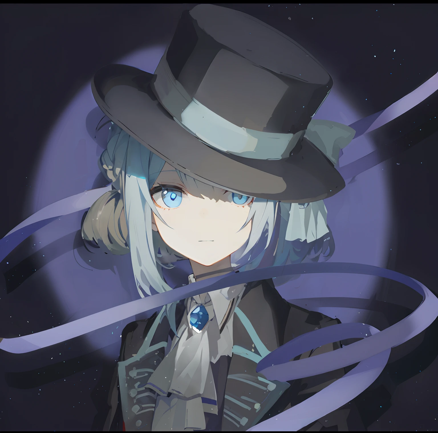 ((top-quality)), ((tmasterpiece)), ((ultra - detailed)), (Extremely Delicately Beautiful), Girl vs, 独奏, Cold attitude,((Black jacket)),She is very(Relax)with  the(Settle down)looks,brunette color hair, depth of fields,evilsmile,Bubble, Under the water, airbubble,bright light blue eyes,inner colored，Light blue hair and dark blue ends,Cold background,Bob Hair - Linear Art, shorter pants、knee high socks、A white uniform like a school uniform、Light blue ribbon ties、Clothes are sheer、Hands in pockets