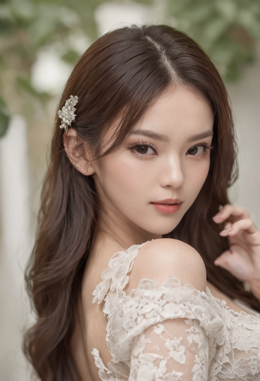 (One lady))、((sea island,Open your clothes,Superb beauty,full bodyesbian,long leges )),Focalors:1.2,Beautiful Women in Perfect Figure:1.4,Slim abs:1.1,((cabelos preto e longos, immensity:1.2 )),Highly detailed facial and skin texture, (Ultra-white skin)