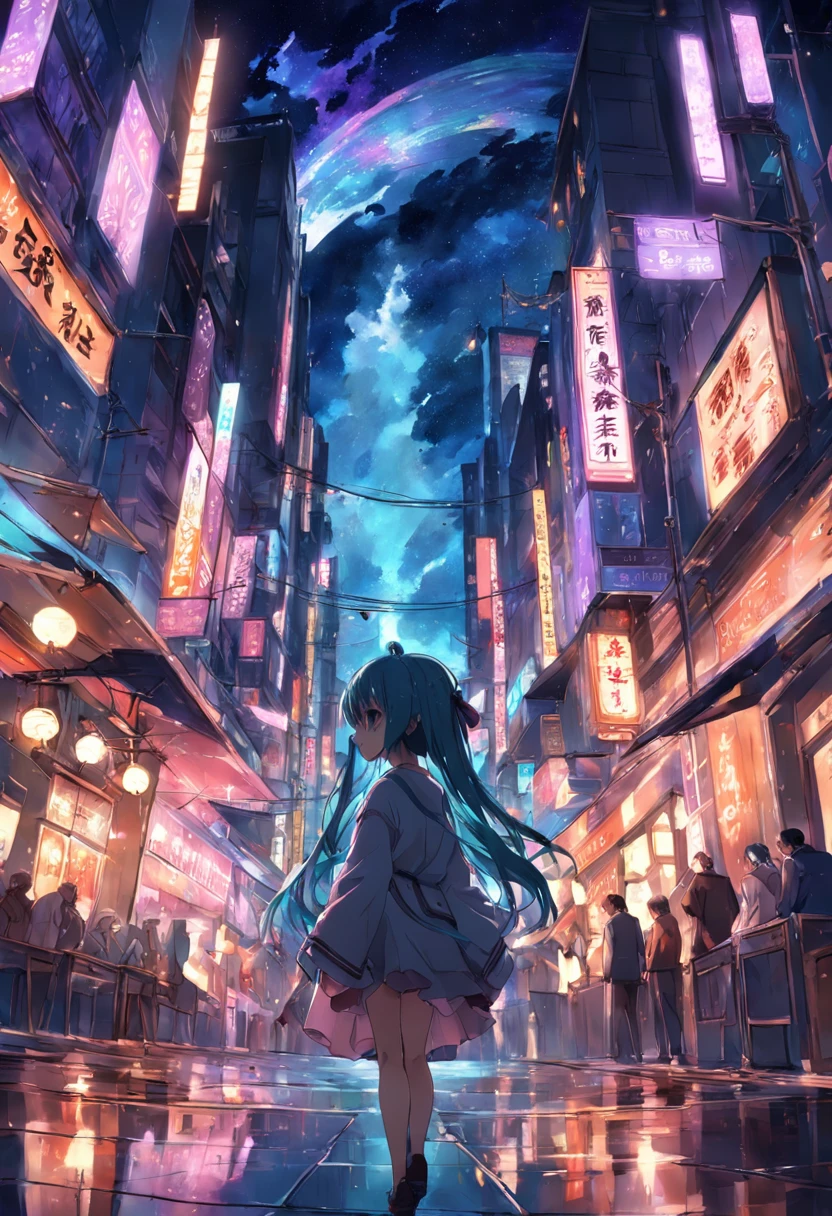 Amazing beauty in an amazing night view