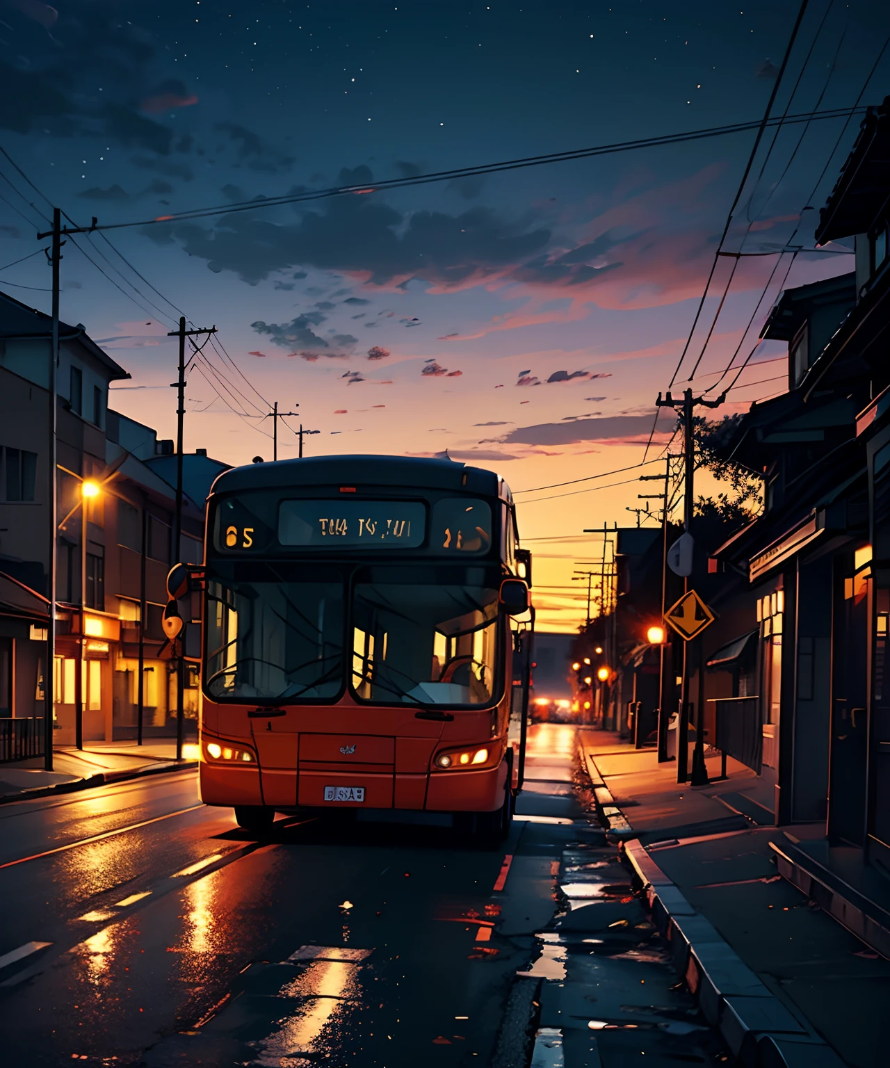 Buses, Country roads, Scary Nights