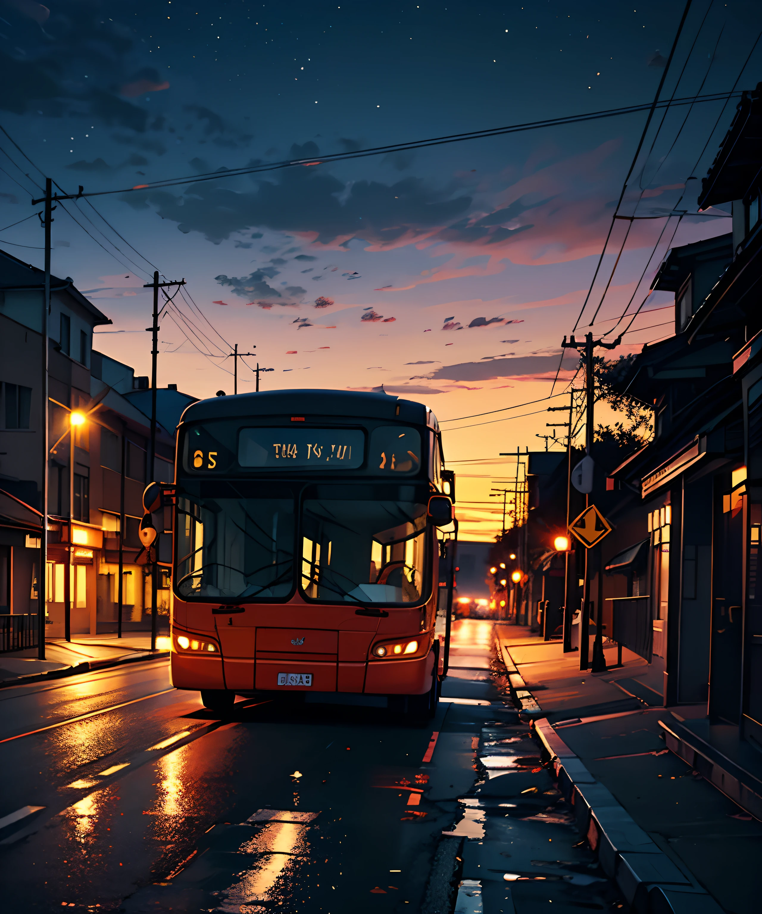 Buses, Country roads, Scary Nights