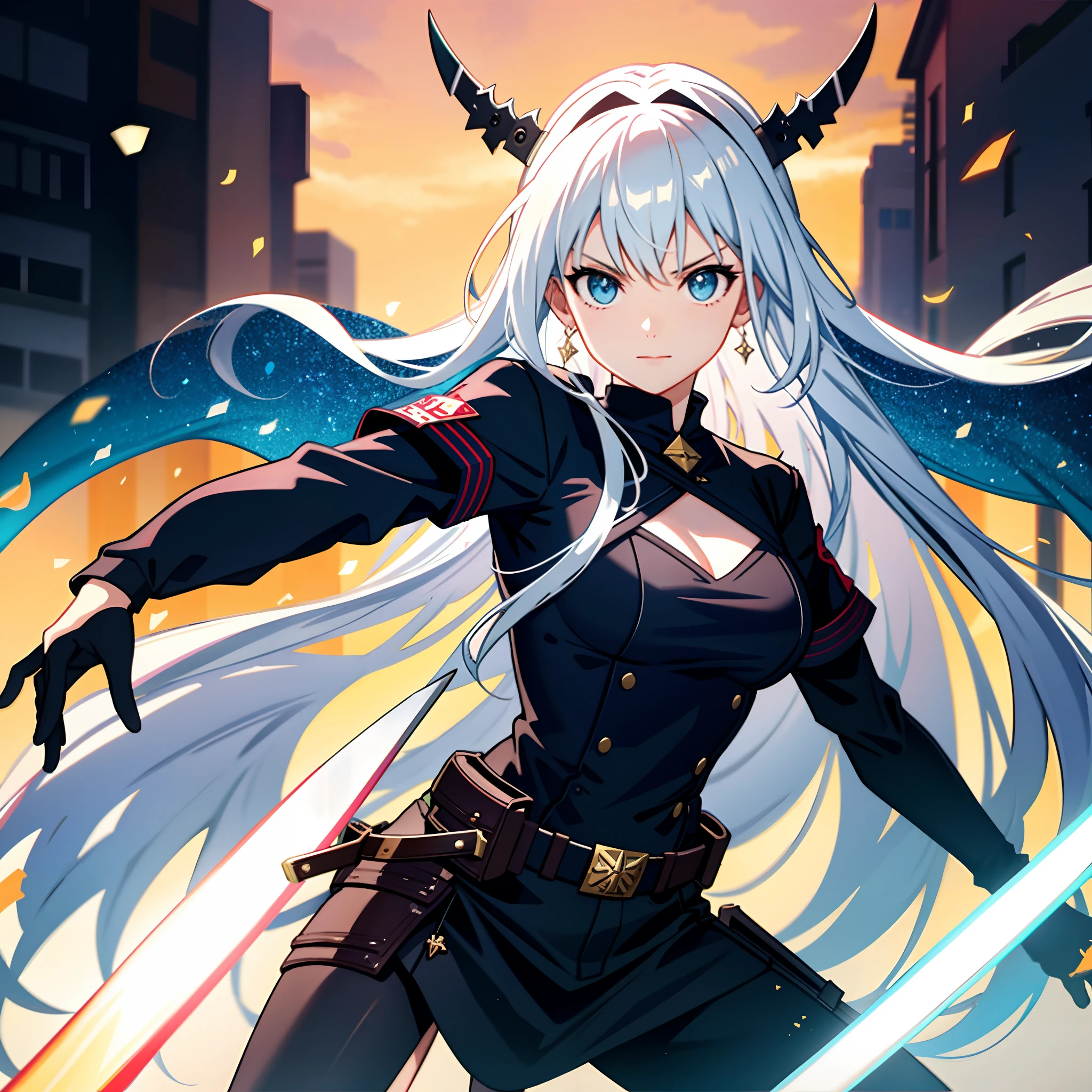 Sword-wielding girl