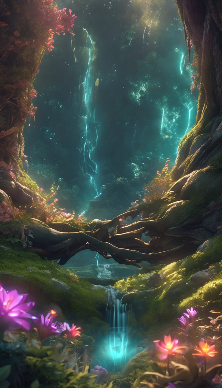 masterpiece, best quality, high quality,extremely detailed CG unity 8k wallpaper, An enchanting and dreamy scene of a fantasy forest, with towering trees, glowing mushrooms, and hidden fairy glens, creating a sense of mystique and enchantment, artstation, digital illustration, intricate, trending, pastel colors, oil paiting, award winning photography, Bokeh, Depth of Field, HDR, bloom, Chromatic Aberration ,Photorealistic,extremely detailed, trending on artstation, trending on CGsociety, Intricate, High Detail, dramatic, art by midjourney