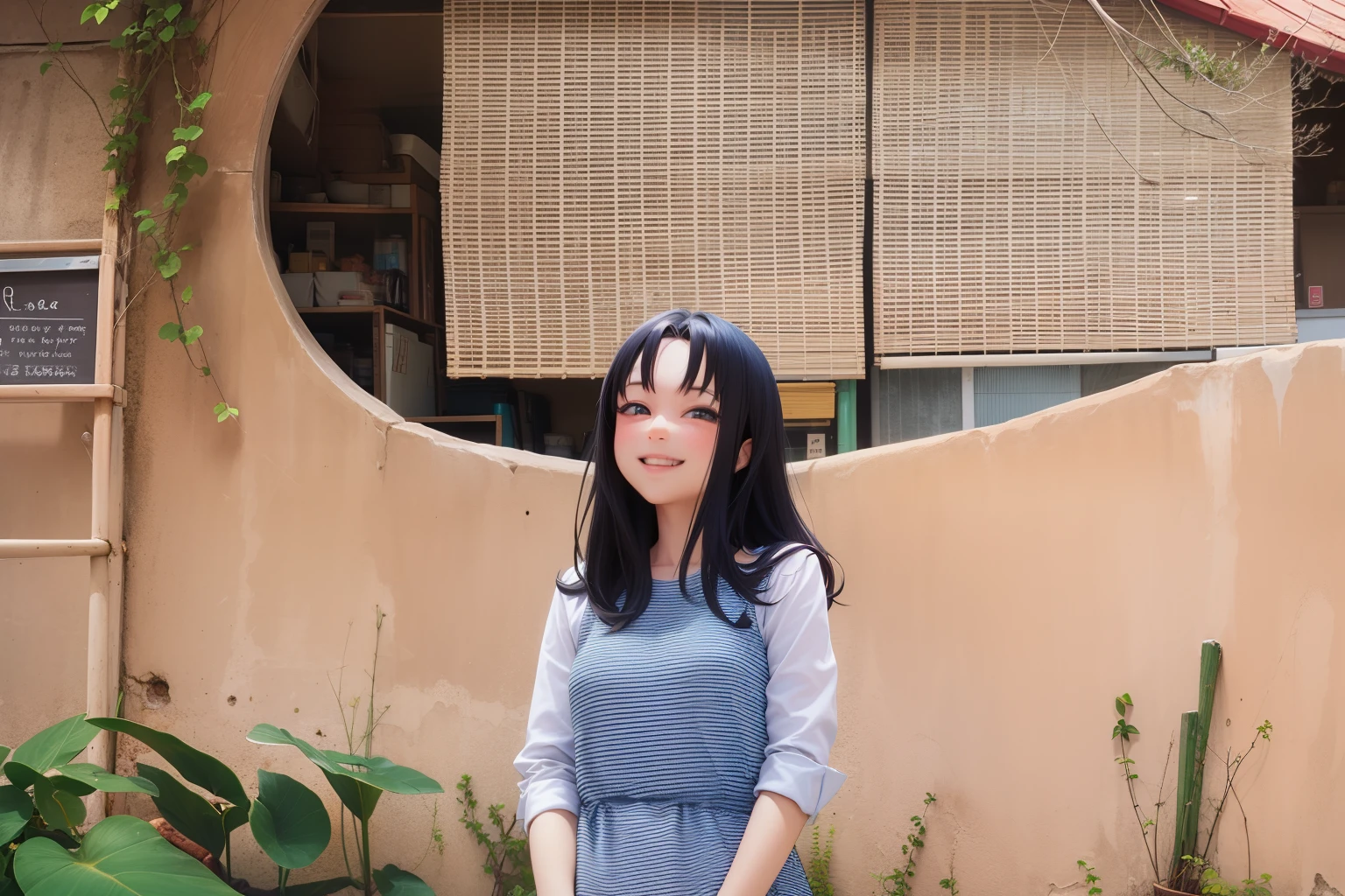 anime smile girl