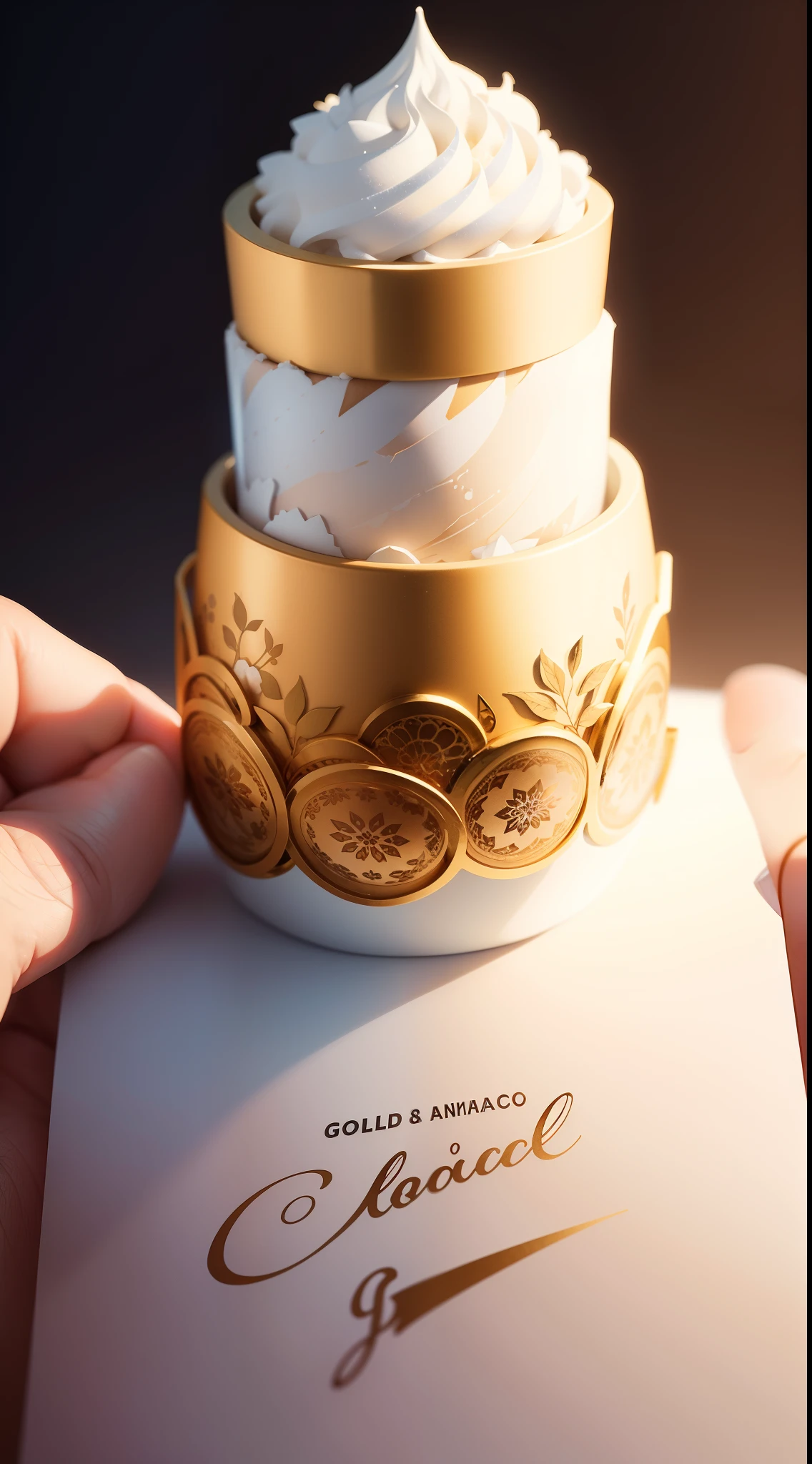 Gold medal vector illustration , ,Decoration, Watercolor clipart, Simple, Hand-drawn, vectorial art, Adorable,, Whimsical, Watercolor effect, Bokeh, low poly, retro aesthetic, 4K 分辨率, Photorealistic rendering, using Cinema 4D, White background