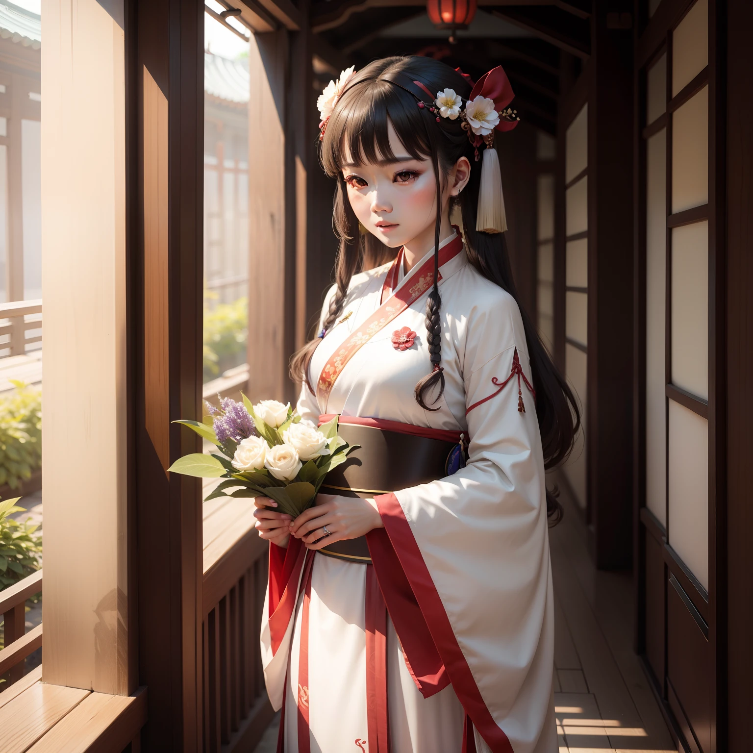 Hanfu female expression