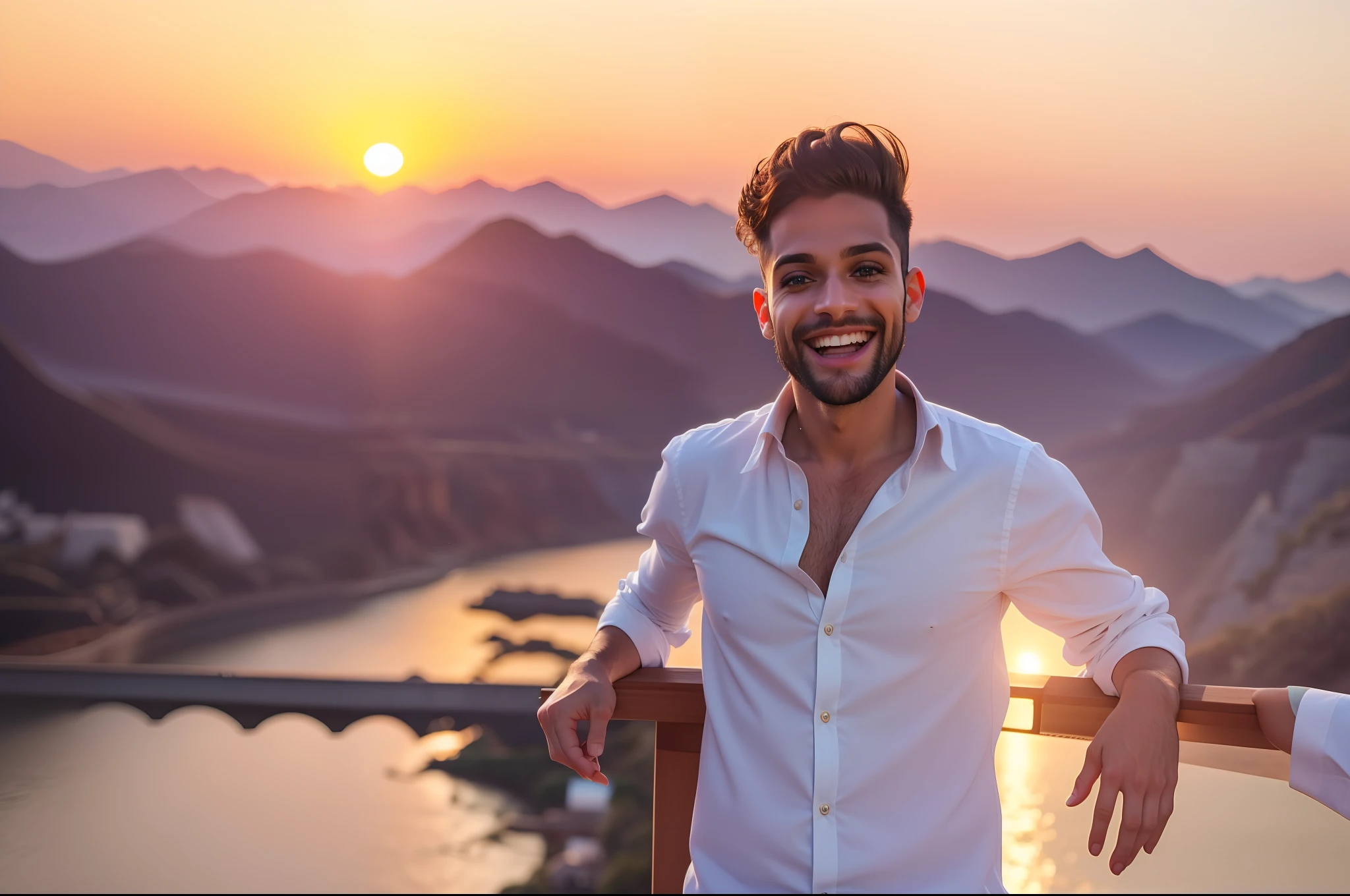deixe os olhos um pouco mais fechados para acompanhar o sorriso real face