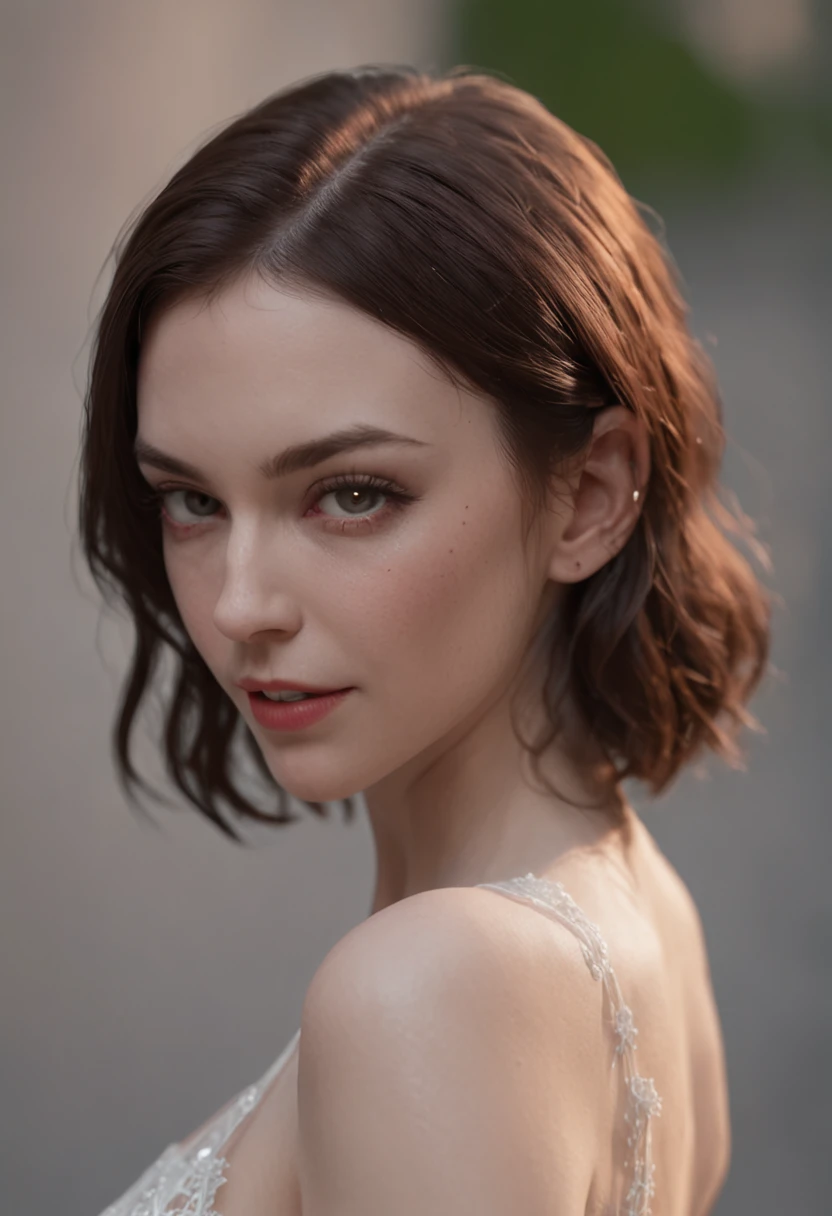 Brunette Woman (Ultra Realistic) 4k, Simone Simons (Ultra Realistic) 4k, Wet Pale Skin (Ultra Realistic) 4k, Brown Eyes (Ultra Realistic) 8k, Wet Body (Ultra Realistic) 4k, Wet White Skin (Ultra Realistic) 8k, Short Hair (ultra realistic) 4k, in chicago at night (ultra realistic) 4k, upper shoulder hair (ultra realistic) 4k, small bust (ultra realistic) 4k, vampire fangs (ultra realistic) 4k, vampire woman (ultra realistic) 4k, lipstick (ultra realistic) 4k, elvish ears (ultra realistic) 4k, vampire teeth (ultra realistic) 4k, dark hair (ultra realistic) 4k, very short hair (ultra realistic) 4k, black (ultra realistic) 4k