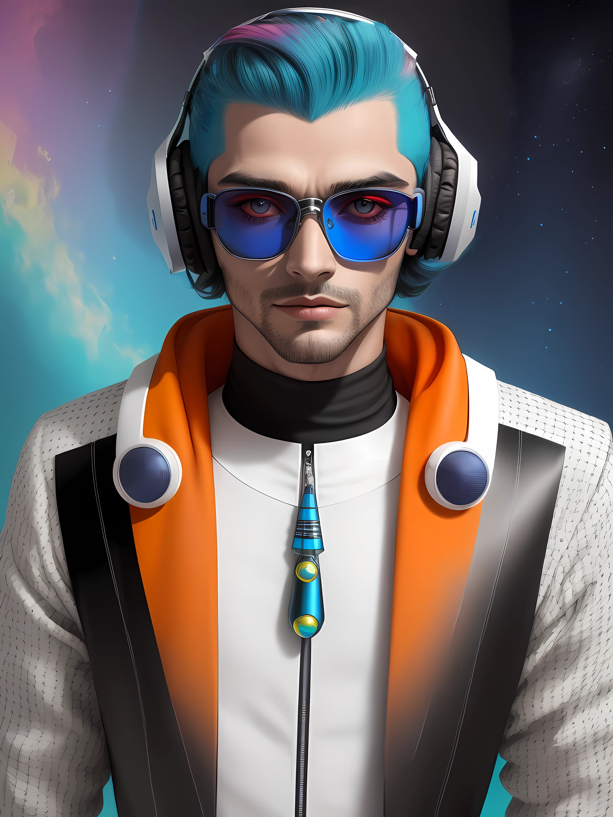 An overhead headset, head-mounted headset, fone de ouvido gamer,