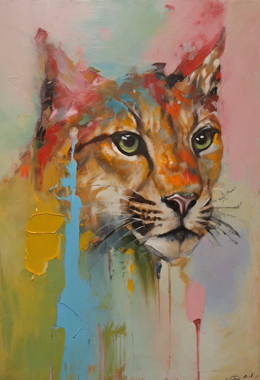lince pendente de joias de prata