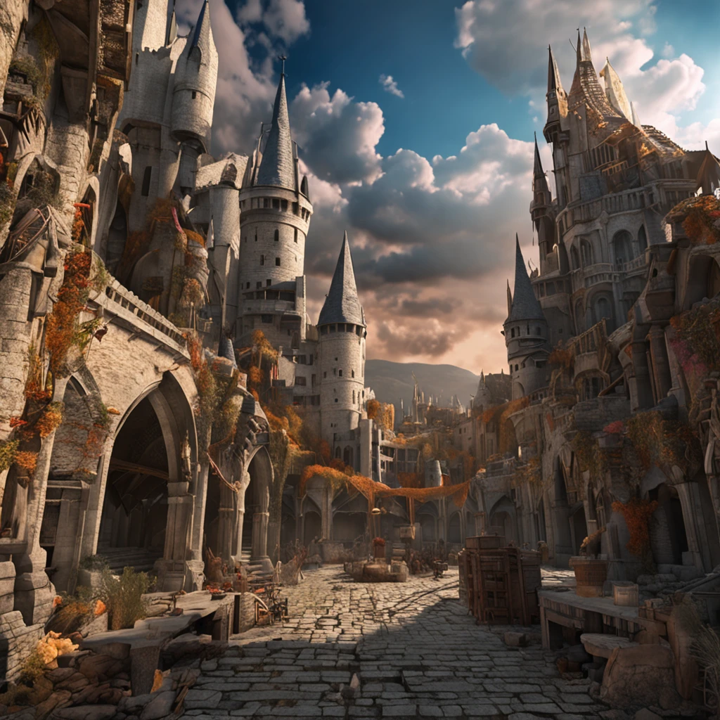 masterpiece, best quality, hd, hyper detailed, epic scenario, a white glorious medieval city, medieval, fantasy rpg, castle, perfect light, large city, minas tirith, giant dragon behind, high bright, ultra hd