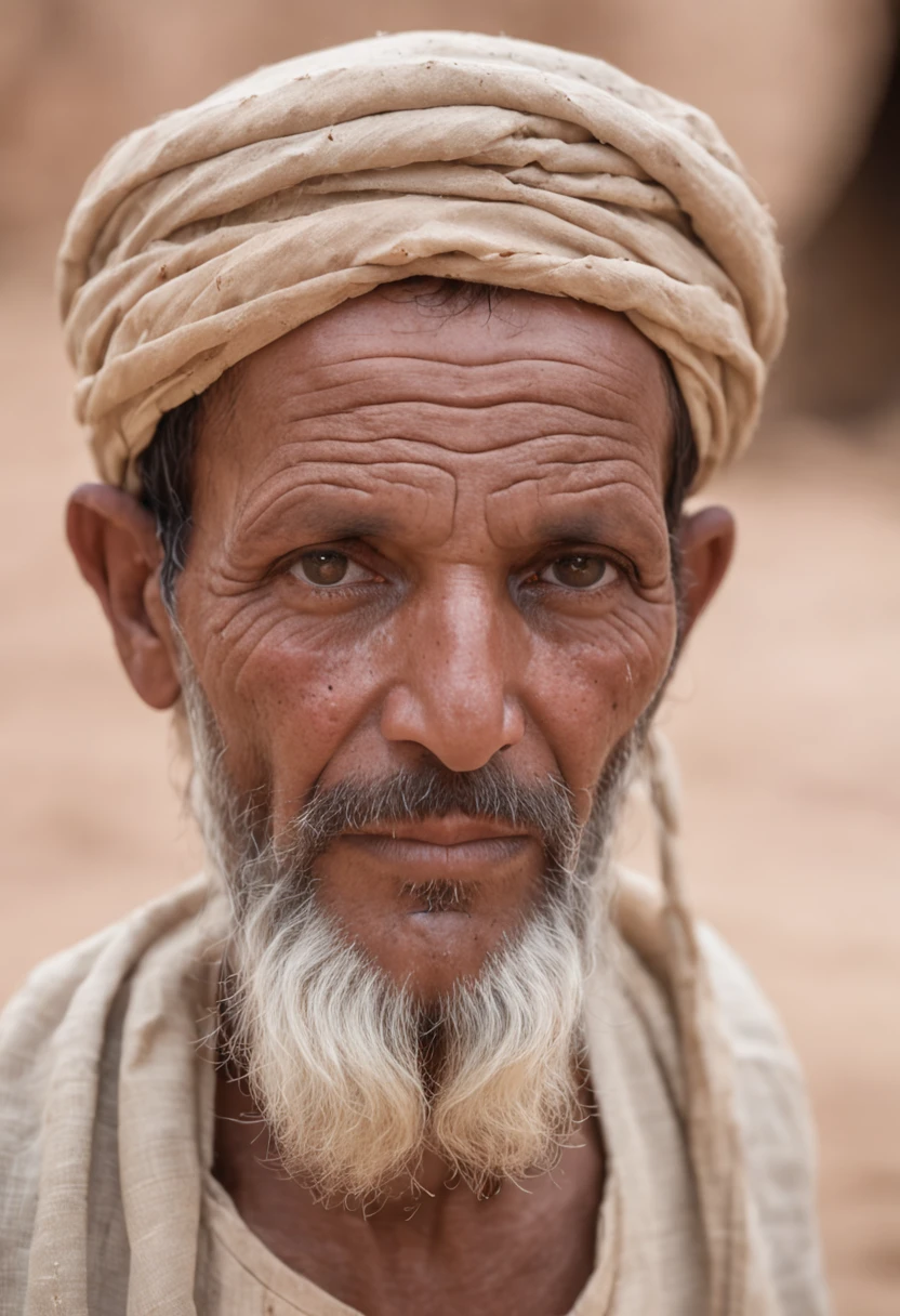 A middle-aged, wither-looking and modest man, Inhabitants of the ancient city of Egypt