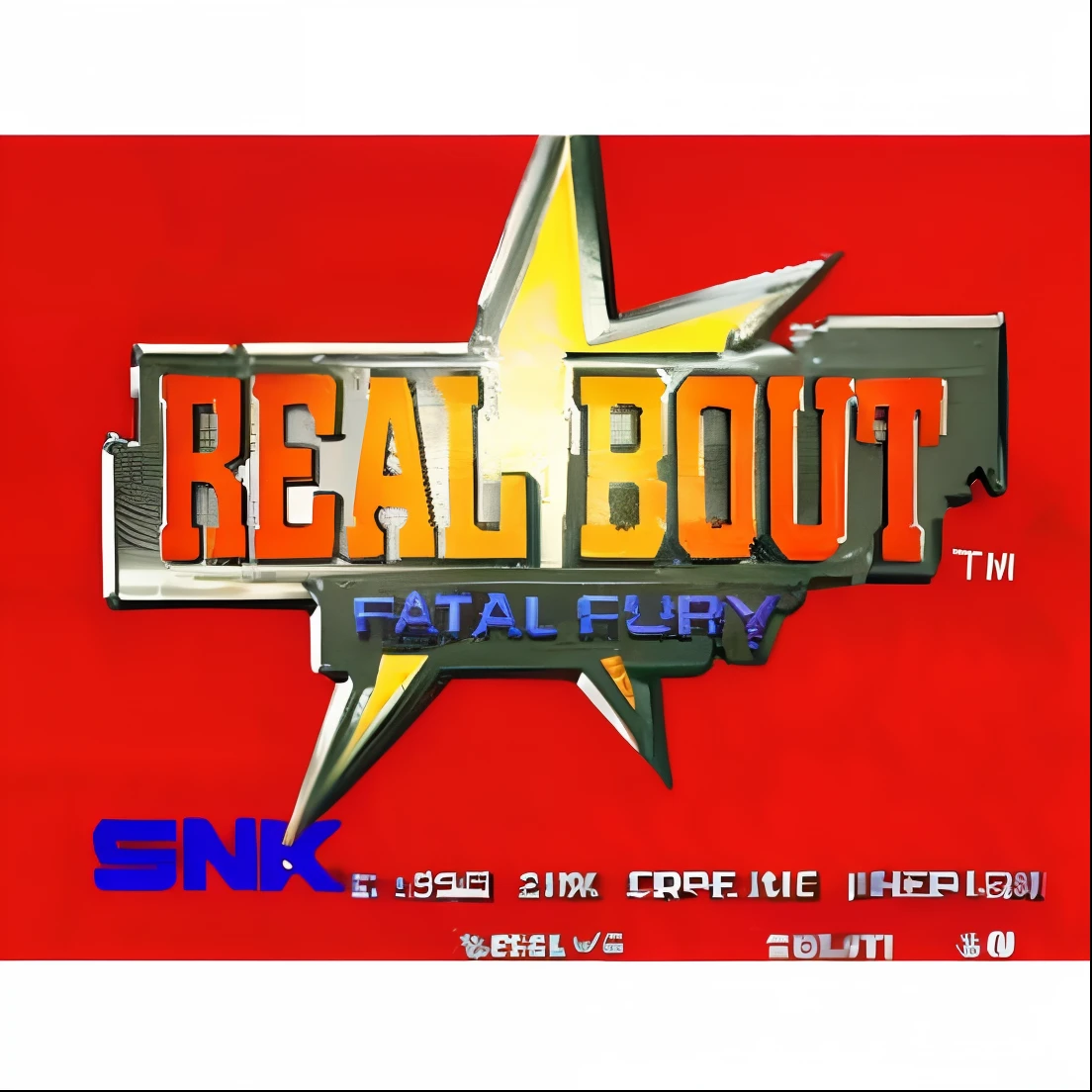 Real Bout Fatal Fury title screen, capturar, Jogo de SNES, real steel, head shoot, front game card, 1/60, Detalhe falso, 1/30, tiro real, Capa de um novo videogame, arte oficial, action rpg video game, completo - tiro, tiro completo, logotipo do jogo, Foto do produto, 1/320