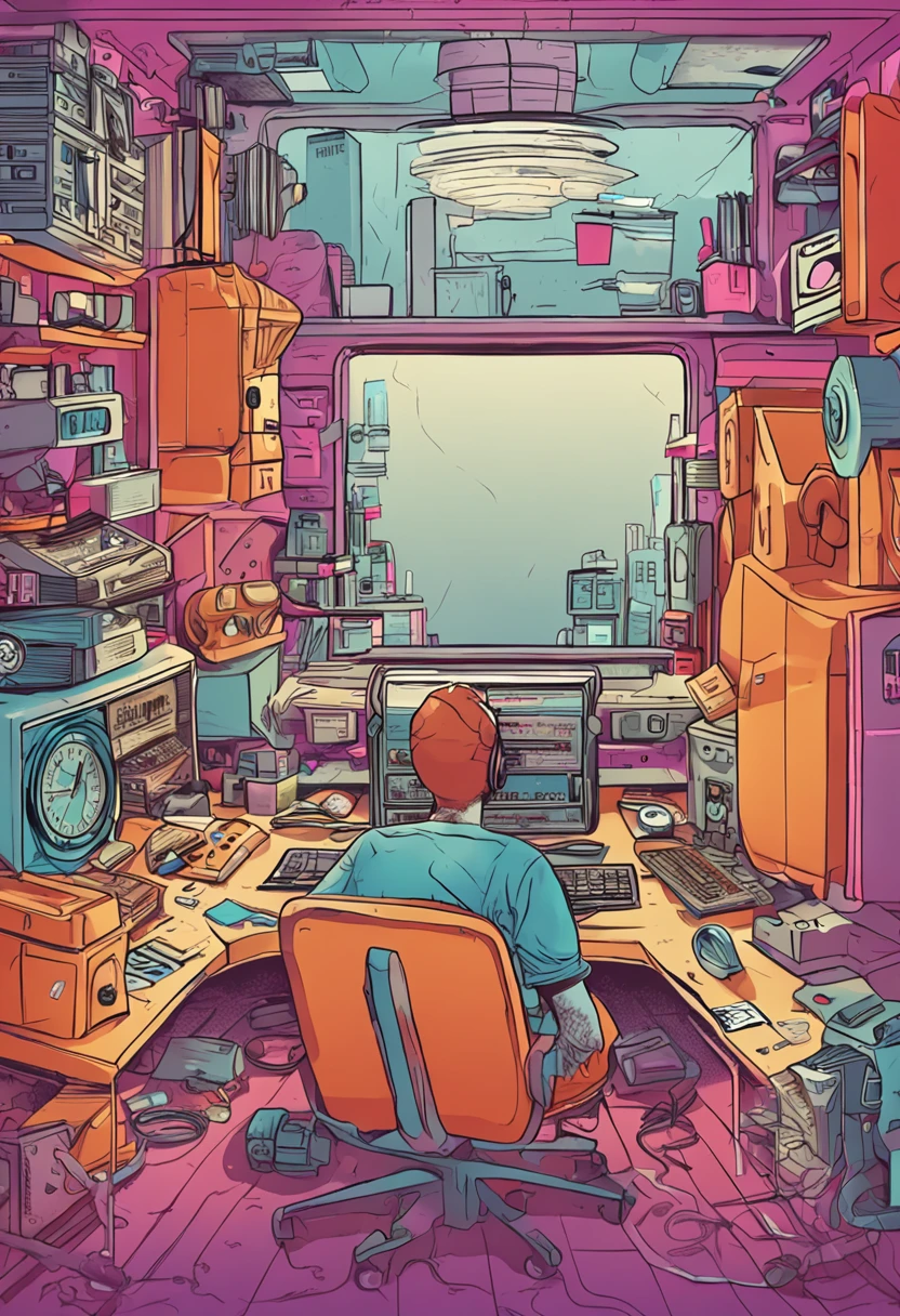 relogio futurista geek