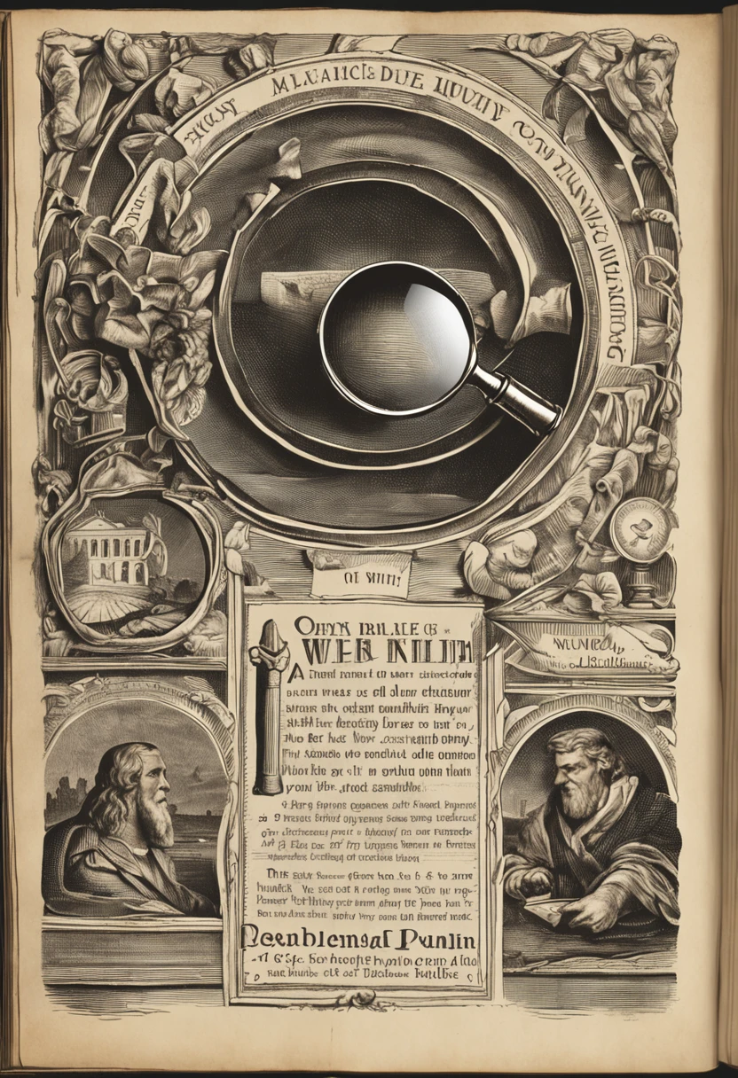 Open Bible, with a magnifying glass or question mark next to it, symbolizing the search for answers within the Scriptures.
