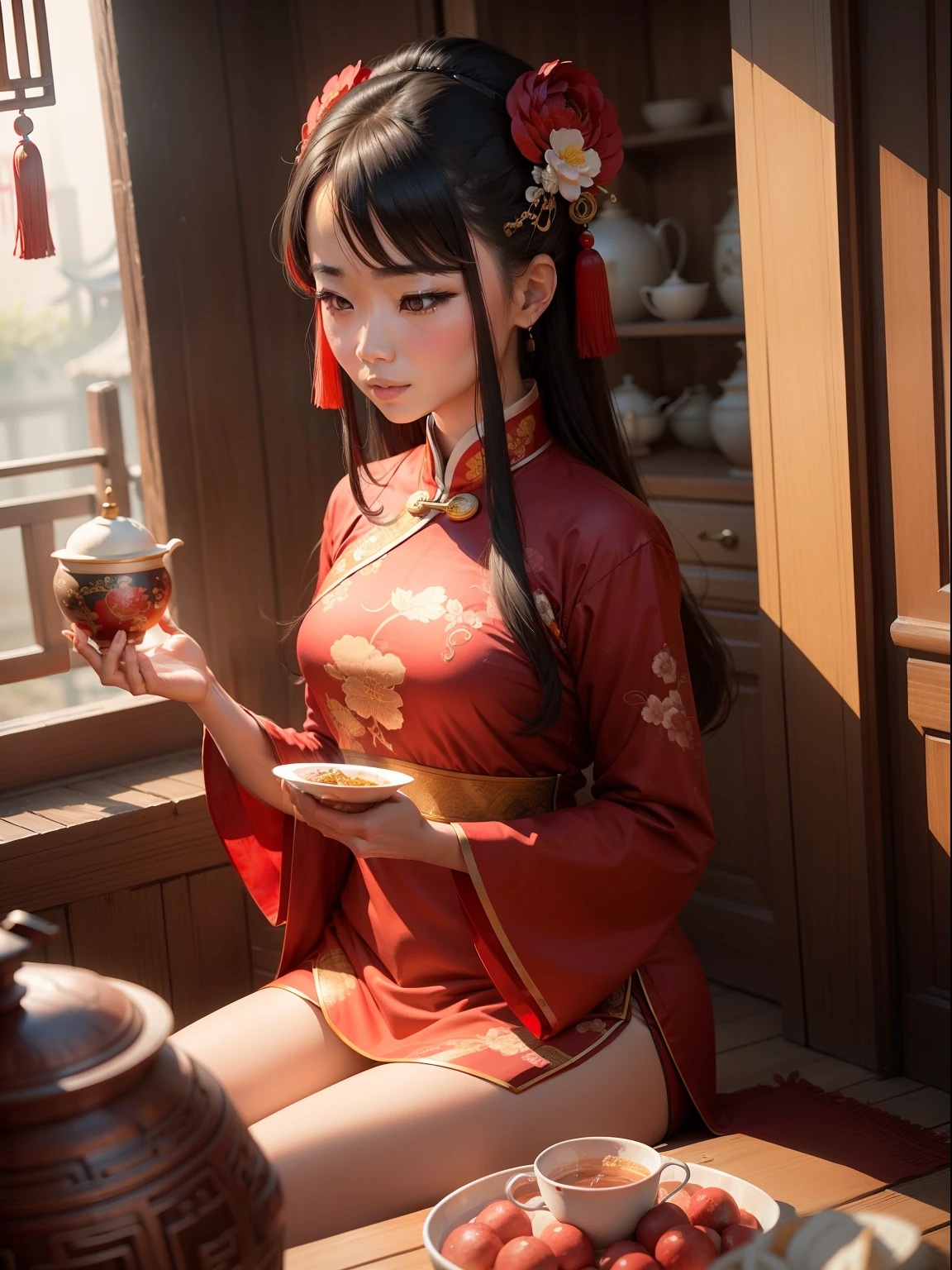 woman, China, ancient, traditional