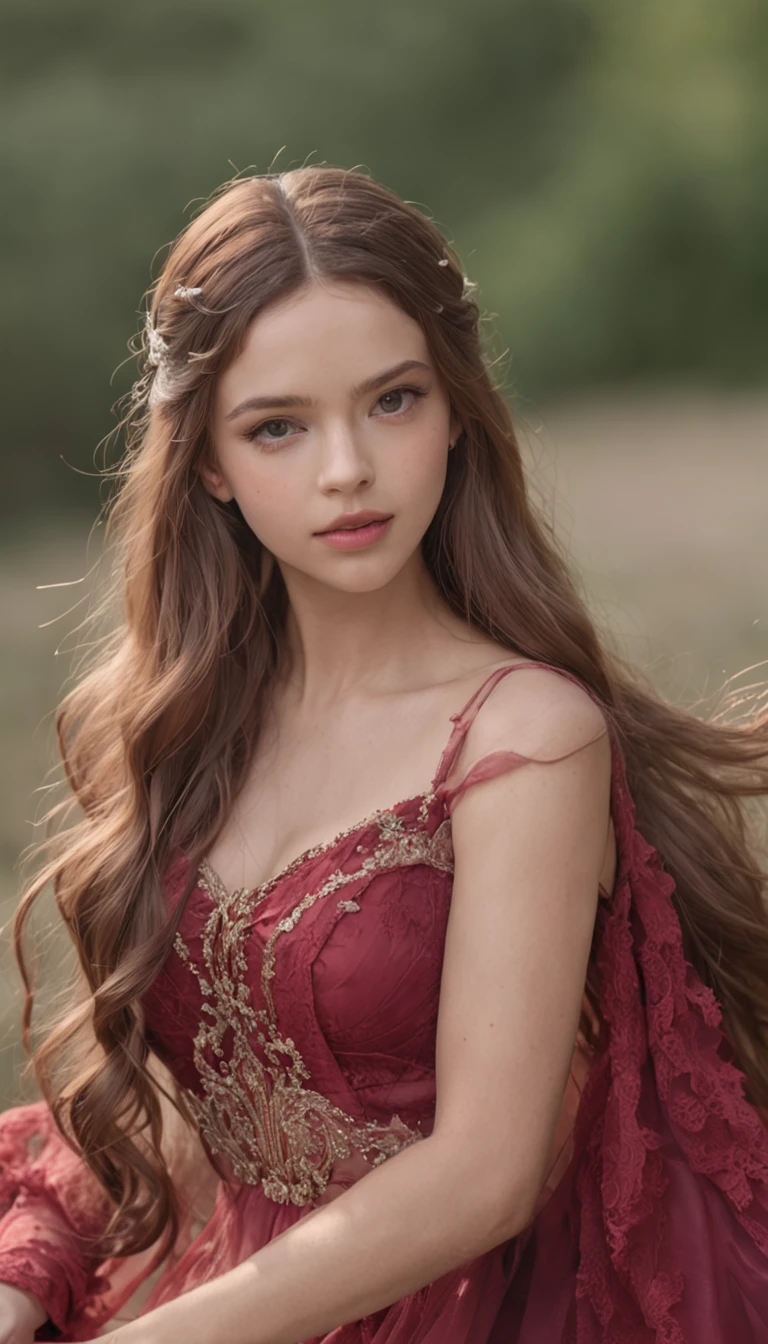 (melhor qualidade,tmasterpiece), menina adolescente bonita, deusa bonita, deusa sexy, Espadas, guindaste branco, The right hand, A long, flowing dress, Pernas delgadas Cabelos prateados, Por franja, Amarre um rabo de cavalo, Beautiful hair accessories, cenas detalhadas, a noite, starly sky, luz fria, lua cheia, (em rosa, cores brancas, cores ciano), ((de lado)), ((parte superior do corpo)), ((Realistic))