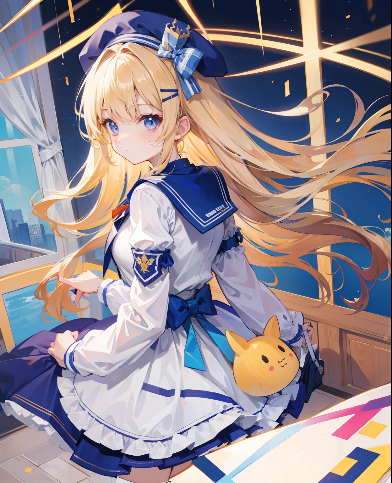 Student costume cute girl,Light color scheme