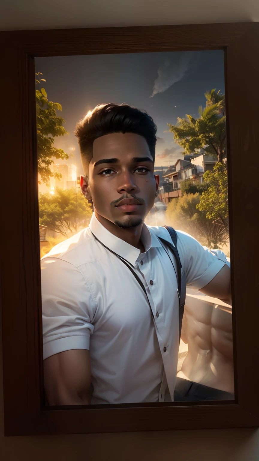 Background  change hot boy