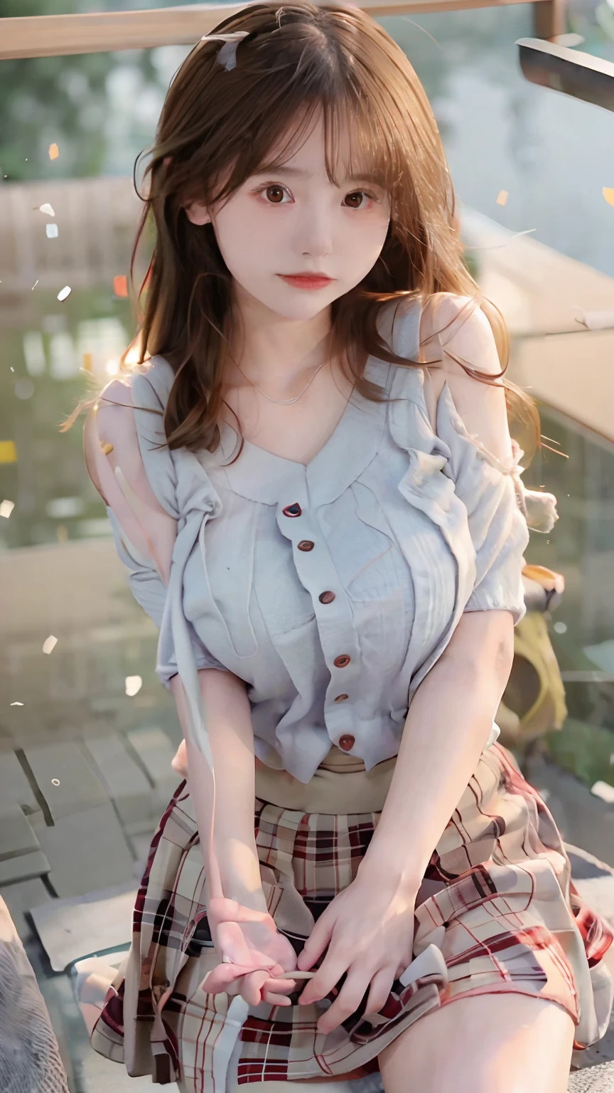 landscape of an woman, landscape of a very beautiful woman, (((cowboy shot))), photography with Fujifilm XT3, depth of field, film grain, female focus, Rias Gremory /(High School DxD/), anime style, (((lie sideaways)))!!!, (lie sideaways on the floor), looks at the camera with beautiful blue eyes, Ultra detailed eyes, (Beautiful blue eye's like sapphire :1.40)!!, Stars in her fixed eyes, (homochromatic eyes)!!!, seductive smile, beautiful smile, gorgeous smile, (Blush)!! Perfect nose, Cute little nose, Earrings, beatiful face, Face Clean, Skin, hyper realistic, Incredibly detailed face, hyper detailed face, A face with a lot of detail, Perfect eye shadow, wink, Hyper-Detailed Eyes, Hyper-detailing of eyebrows, Hyper-detailed eyelashes, red hair between eyes, red hair bangs, (ultra shine red hair)!!, (straight hair with braided ring )!!, ((dynamic composition)), ((Bare Shoulders))!!, detached sleeves, /(((wear school uniform/)))!!!, detailed realistic clothes, neck garter, kindness, plump breasts, (plump breast covered with silk overall)!!, open skirt, slim legs, petticoat, fishnet legs, black stockings, smooth thighs cleavage, black garter thighs, leather shoe, erotic, Best Quality, Masterpiece, Ultra-detailed, Beautiful, hight resolution, Original, CG 8K, perfect photo, dramatic  lighting, (Realistic) Realistic, Full HD, Best Quality, Best Quality, Beautiful lighting, (8k wallpaper of extremely detailed CG unit), High Details, sharp-focus, The art of dramatic and photorealistic painting,  ((In floor)), dynamic composition