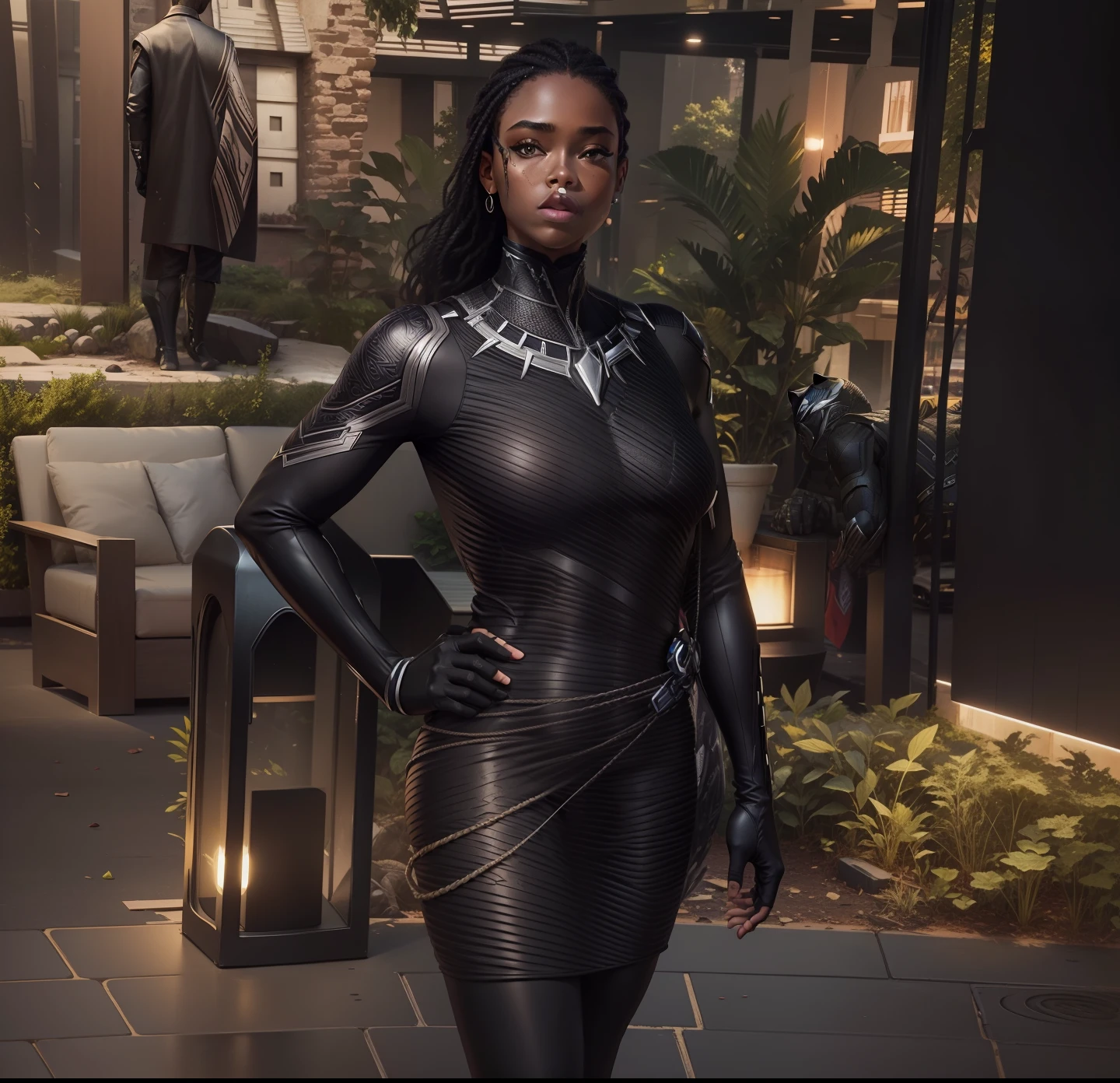 Black panther suit