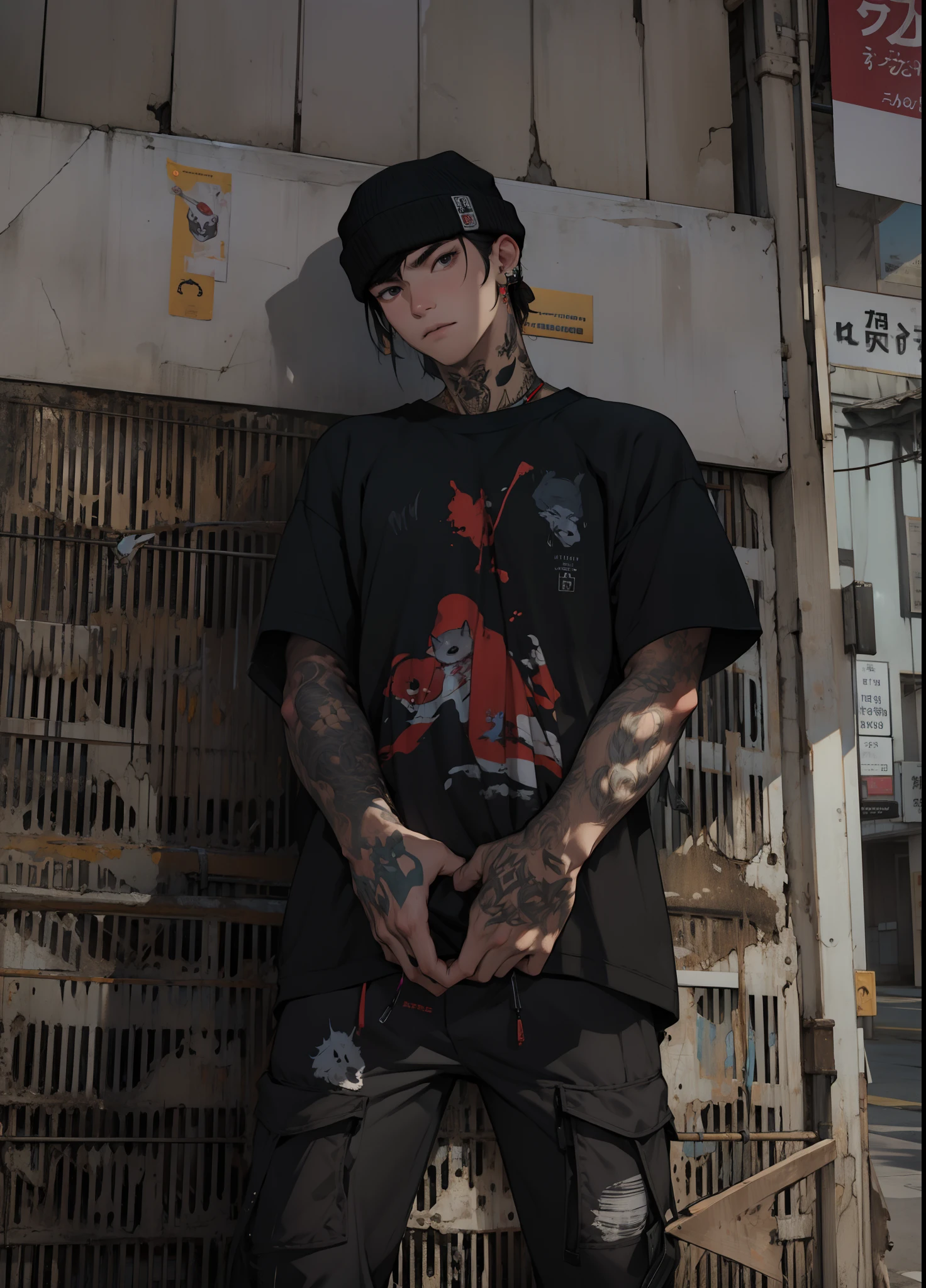 Uma boy coreana Techwear