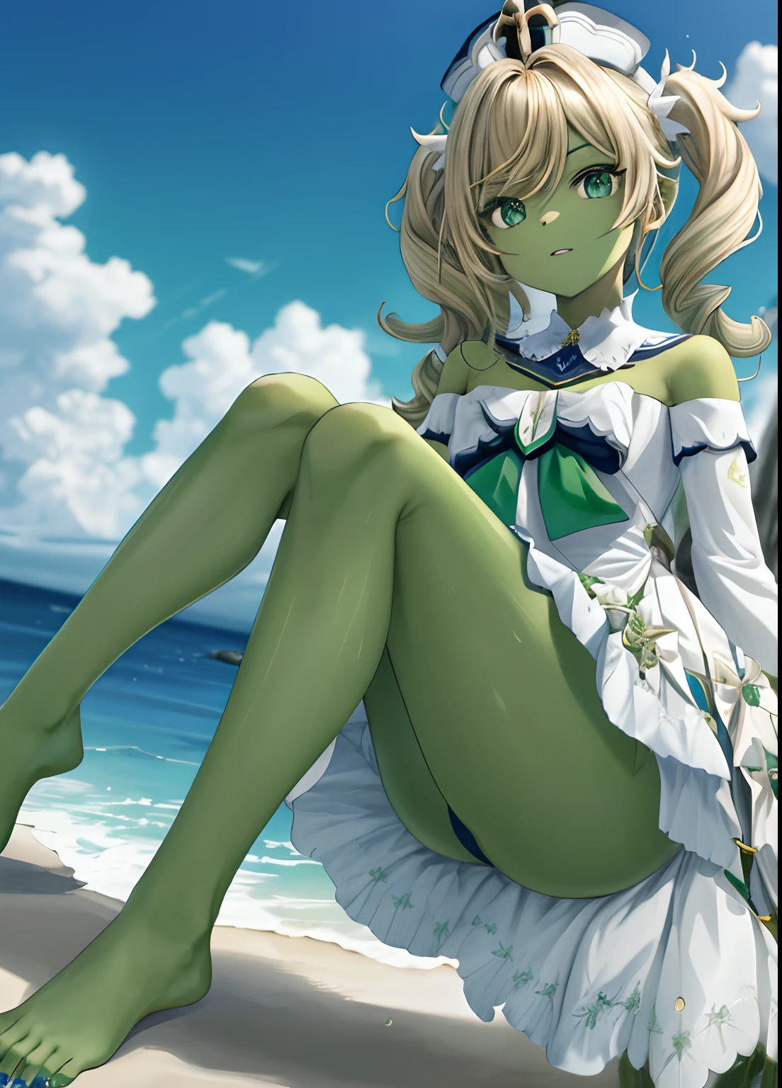 barbaradef,k hd,Need,tmasterpiece,green colored skin,green colored skin,full bodyesbian,green colored skin,green colored skin,stooped,green colored skin,without wearing shoes,green colored skin,Sharp nails,green colored skin,Green nails,green colored skin,exteriors,the ocean