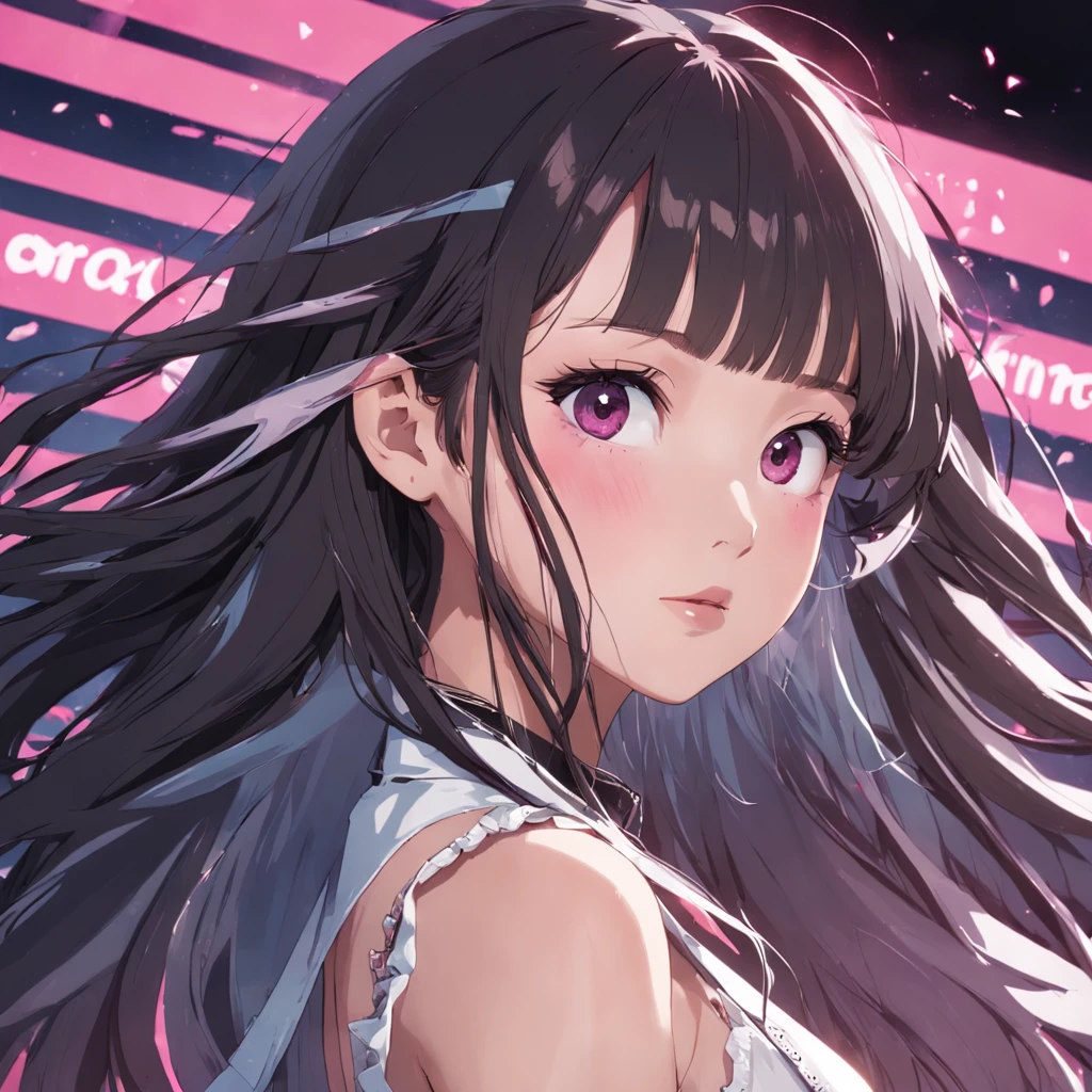 araffed woman with long hair and a white top posing for a picture, blackpink jennie, portrait of jossi of blackpink, cynthwave, roseanne park of blackpink, jossi of blackpink, album art, bae suzy, captured on canon eos r 6, profile pic, xision wu, jaeyeon nam, gongbi, promo art, jinyoung shin