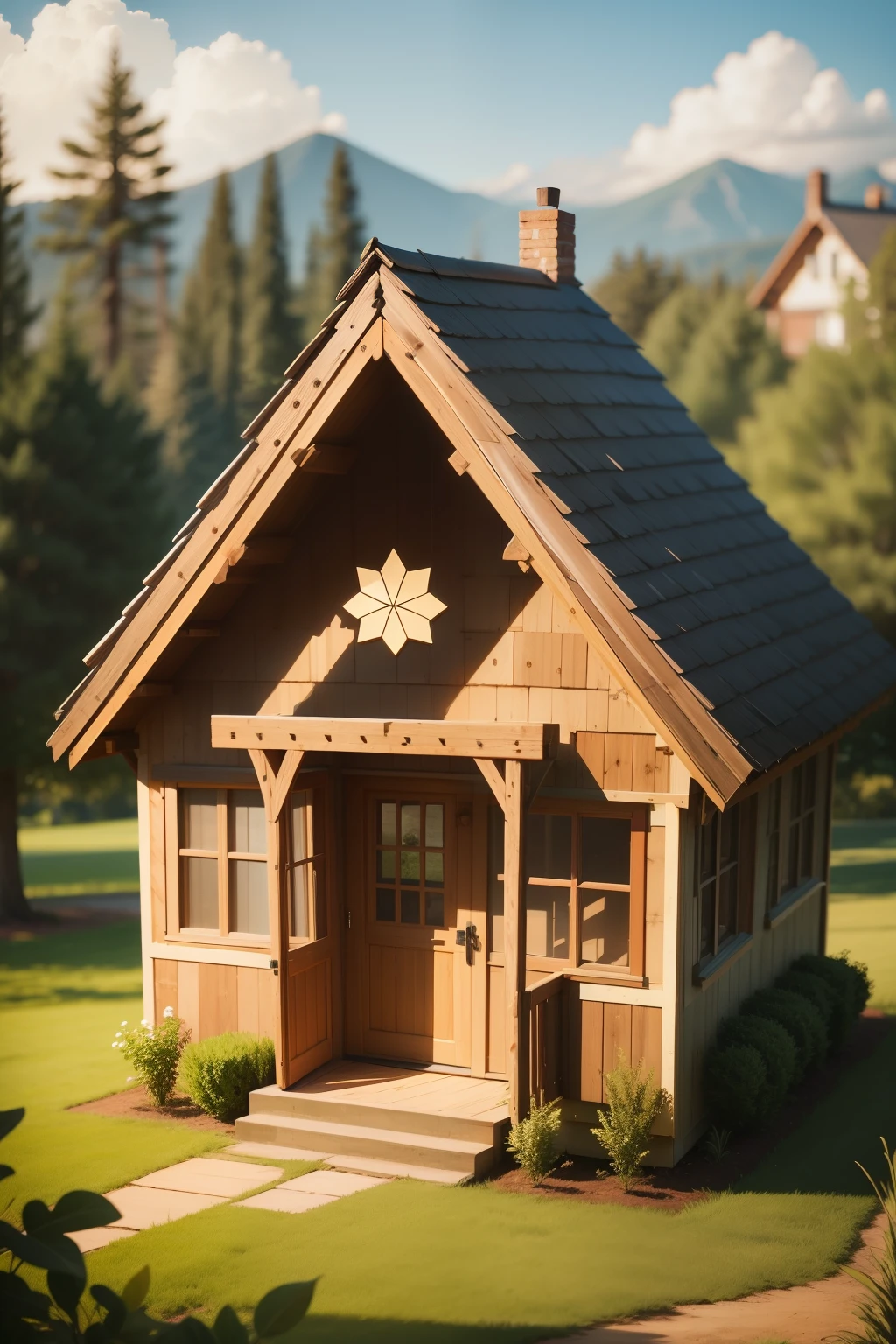 256x256 sized house logo