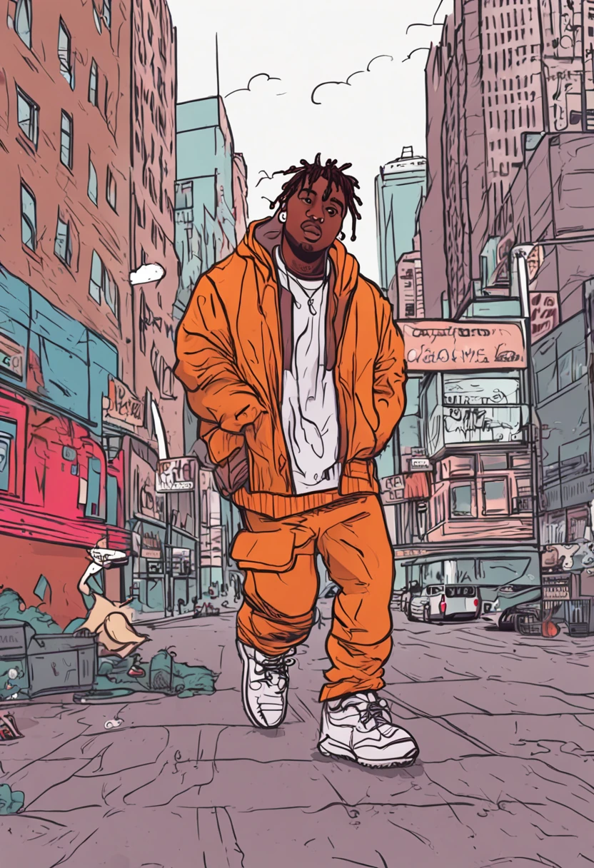 Juice Wrld and Drake Walking in Downtown Toronto Ontario Canada