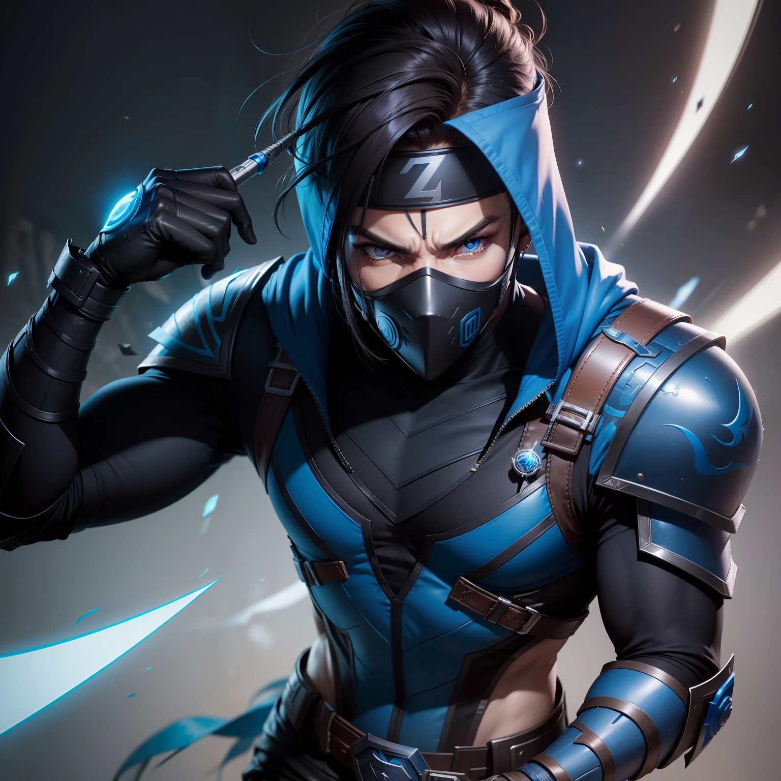 Homen, usando mascara, ninja, estilo zed, league of legends, ,(league of legends),HD, estilo Sub Zero, Escobion
