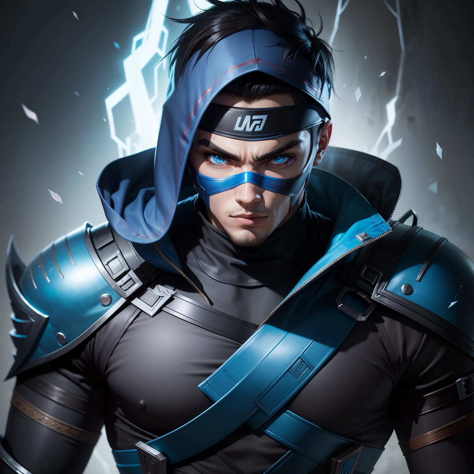Homen, usando mascara, ninja, estilo zed, league of legends, ,(league of legends),HD, estilo Sub Zero, Escobion