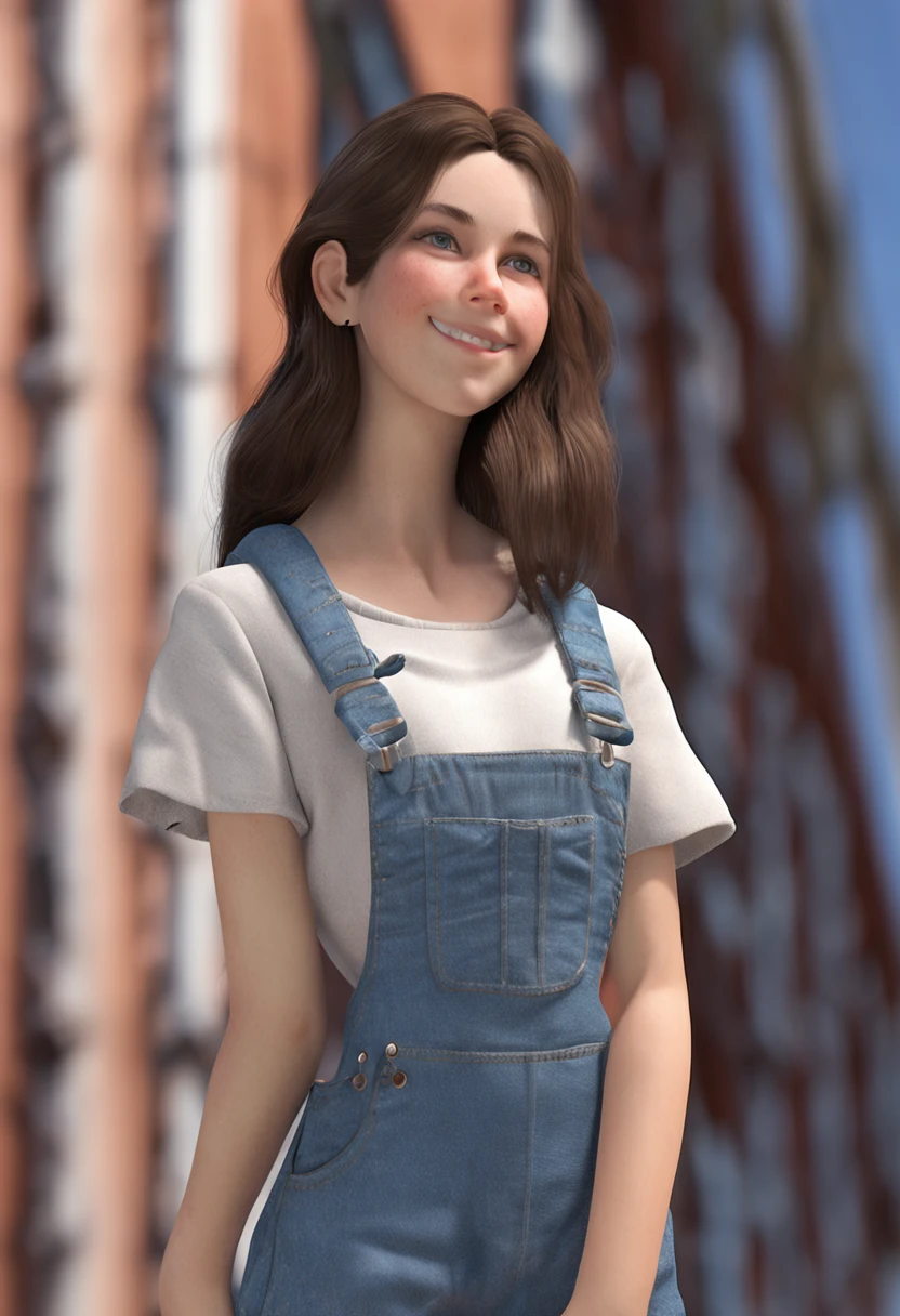 (8K), (Best Quality: 1.2), (Realistic), (Photorealistic: 1.37), Ultra High Definition, 1 Girl, Cute, Smile, Closed Mouth, 16 years old Beautiful Details, Beautiful Nose, Full Body, Wet Hair, Colossal Dalsefo, Pork, School Uniform, Thighs