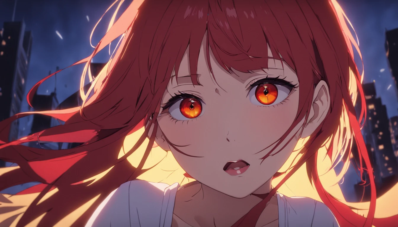 (masterpiece, best quality), hyperdetailed, absurdres, clean lines, cinematic lighting, 1girl, solo, (looking at viewer), (yellow eyes), (vibrant lips), (red lips), .
