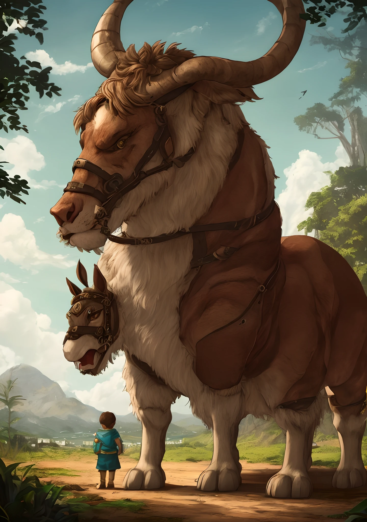 Imagem infantil de davi e golias