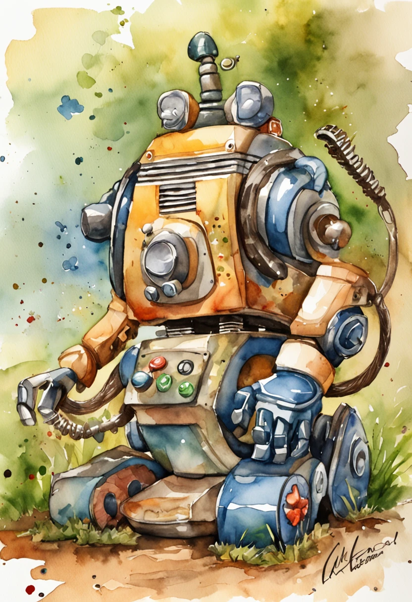 robo atendendo telefone, atendente, majo, moderno, fofinho, kids, bonito, enjoyable